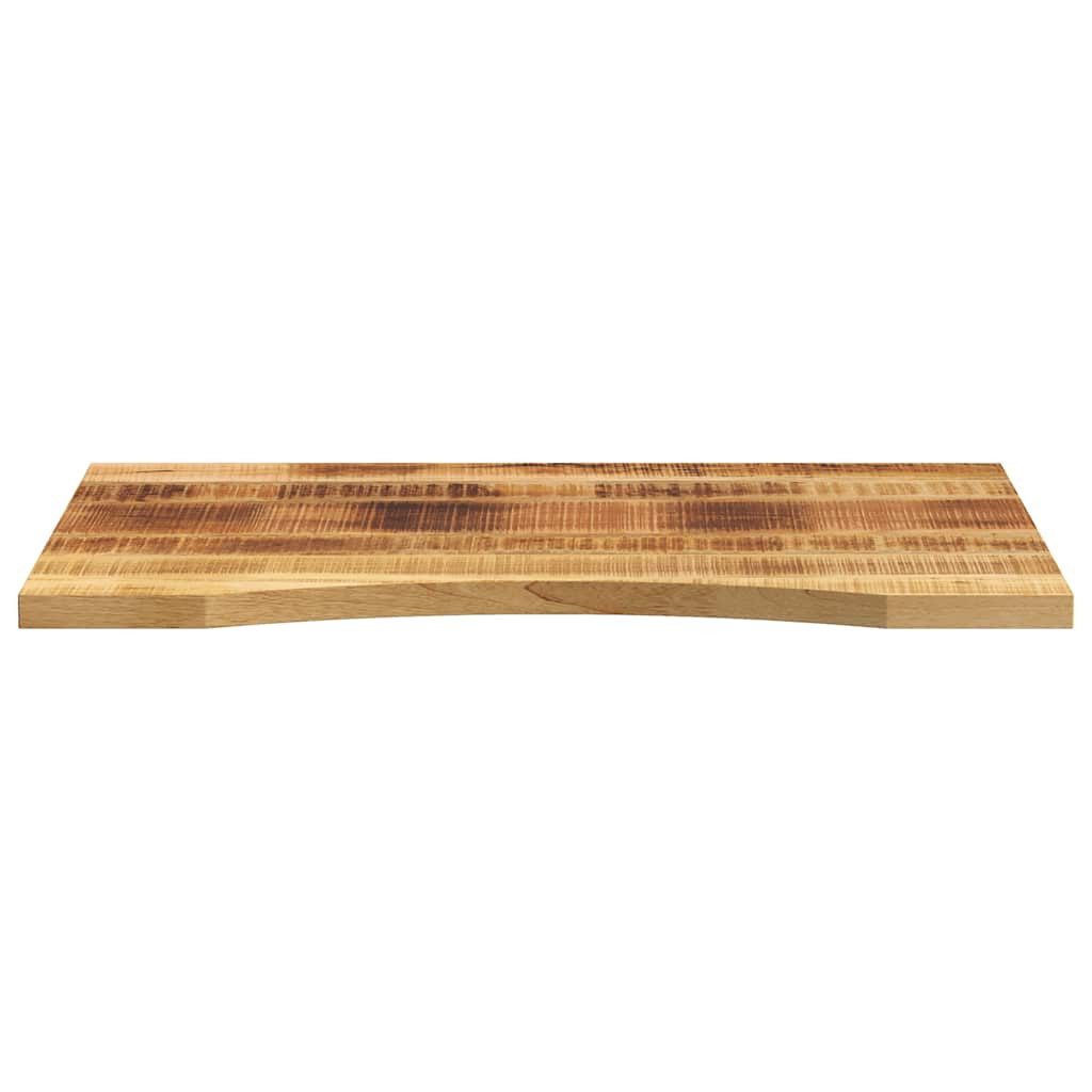 vidaXL Tischplatte Schreibtischplatte mit Aussparung 90x50x2,5 cm Massivholz