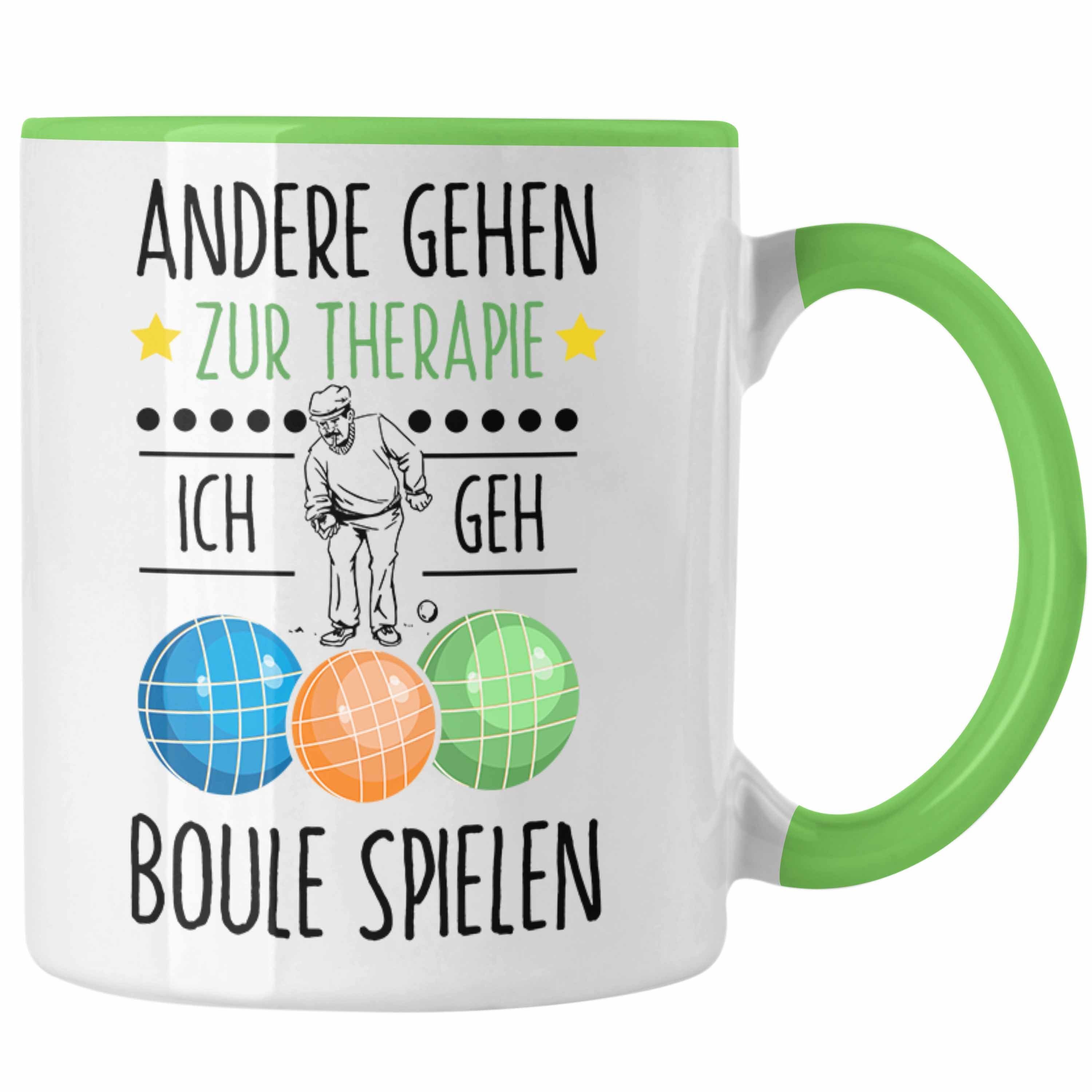 Trendation Tasse Boule Tasse Geschenk Boule-Spieler Geschenkidee Spruch Andere Gehen Zu Grün