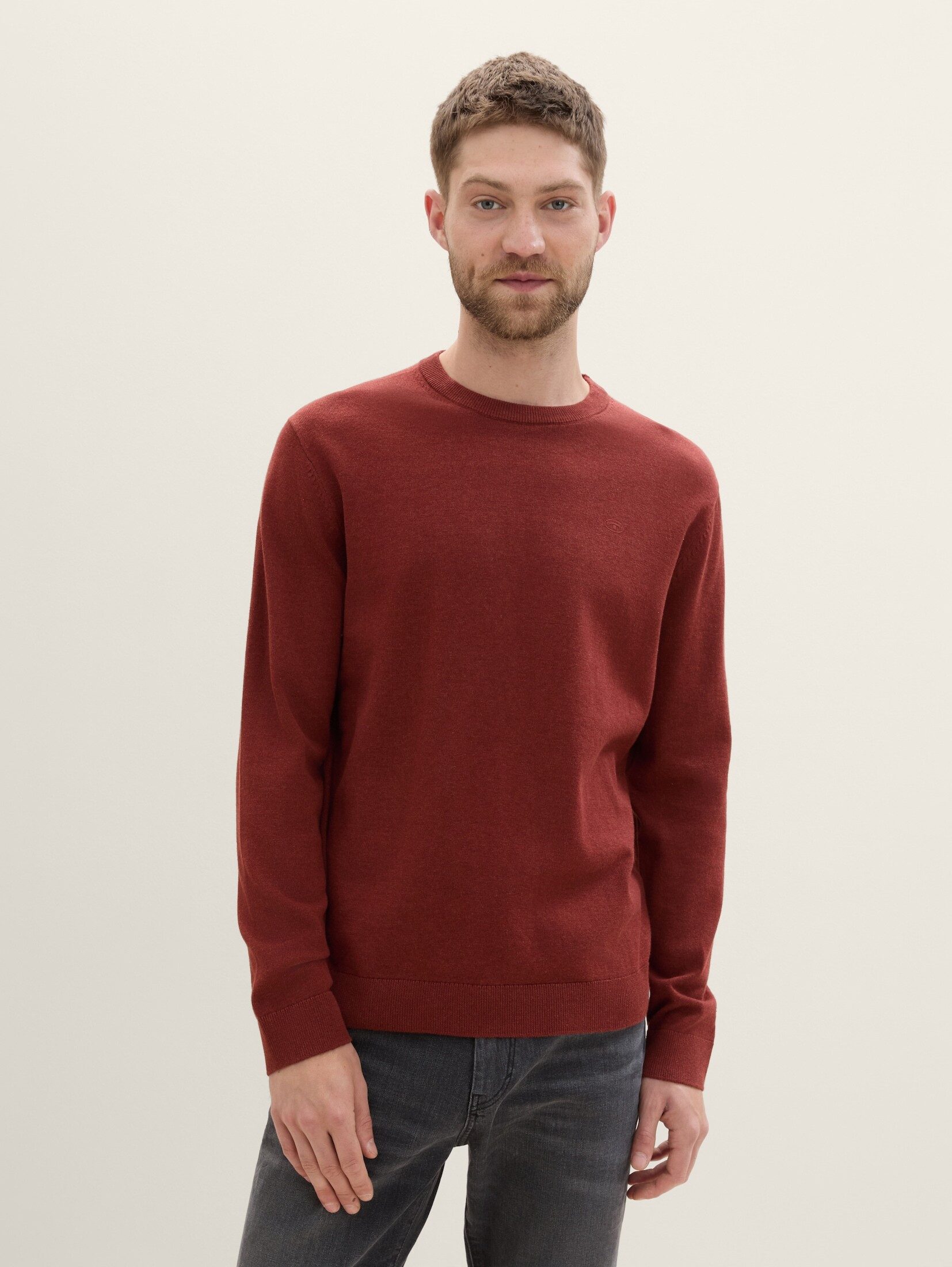 TOM TAILOR Strickpullover Basic Strickpullover aus günstig online kaufen