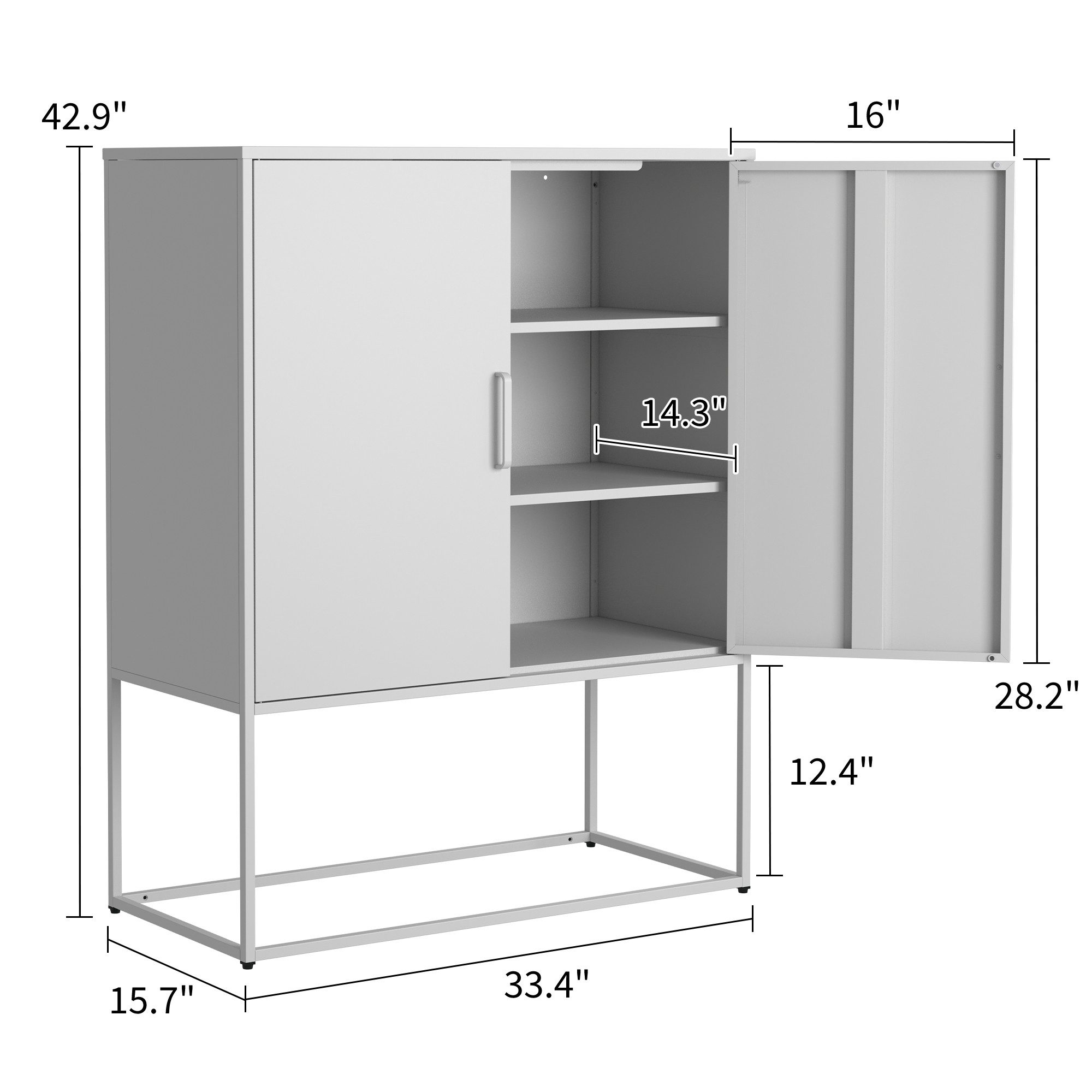 bizoemade Sideboard Modernes Küchenschrank Buffetschrank mit günstig online kaufen