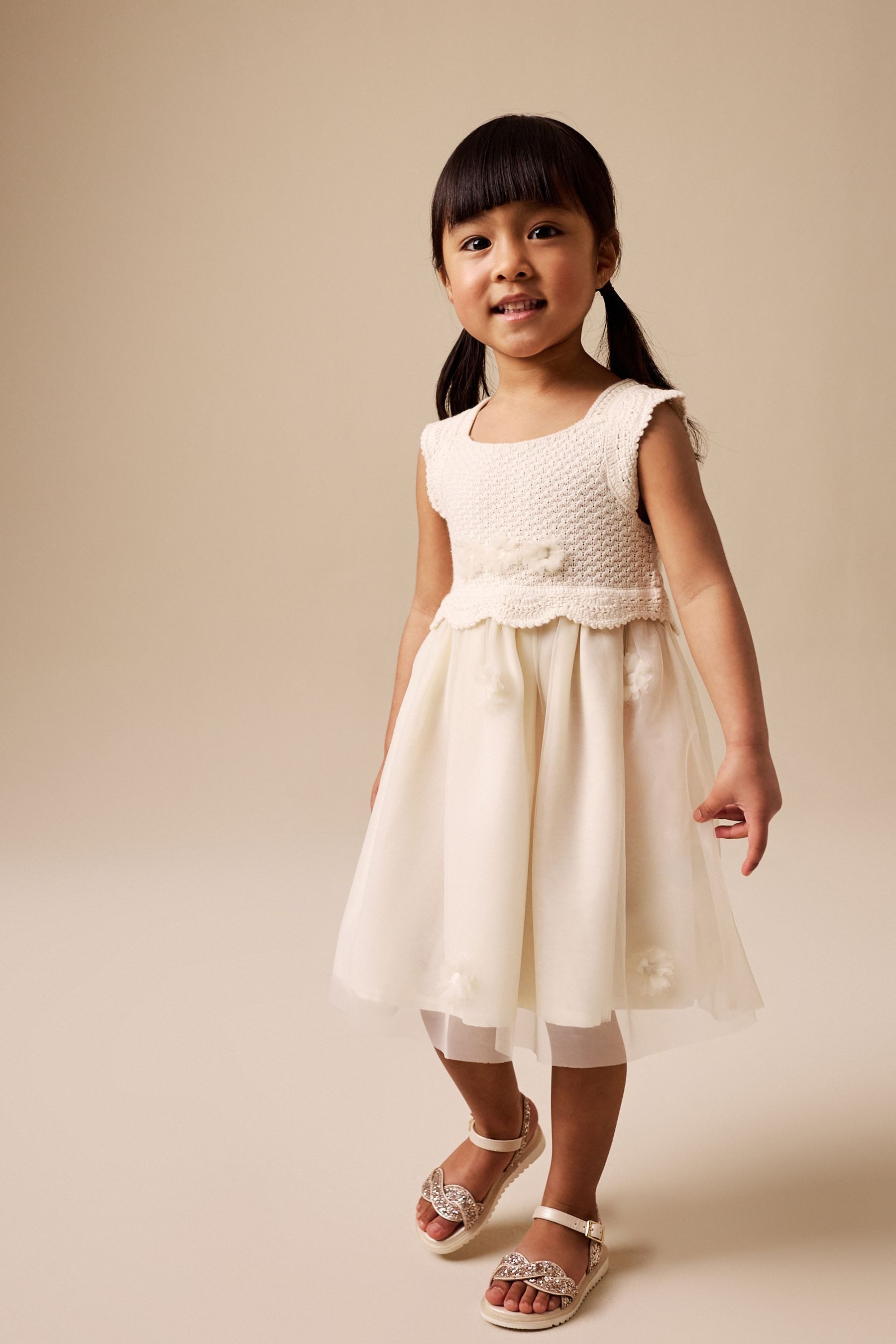 Next Partykleid Festliches Kleid mit Blumenmuster (1-tlg)