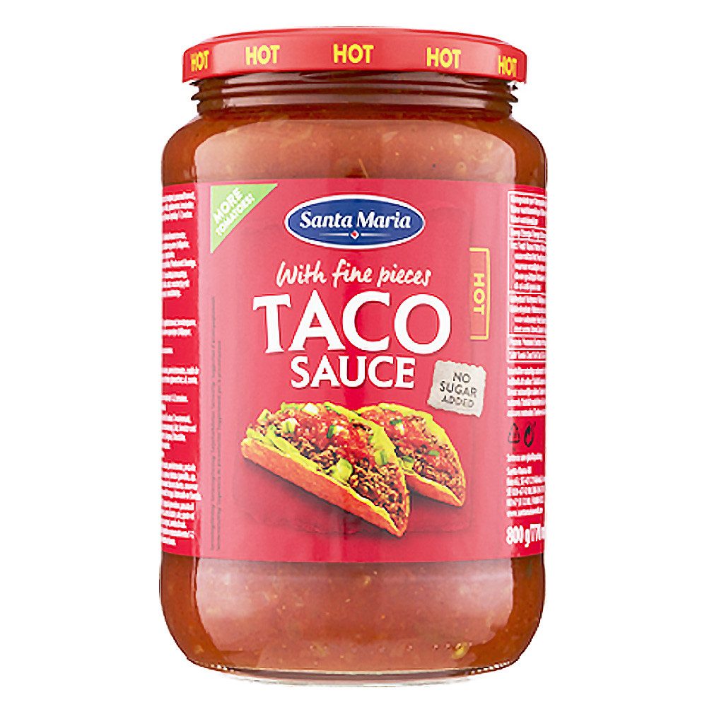 Santa Maria Saucen, Santa Maria Taco Sauce hot Party wuerzig pikant perfekt zu Tacos 800g