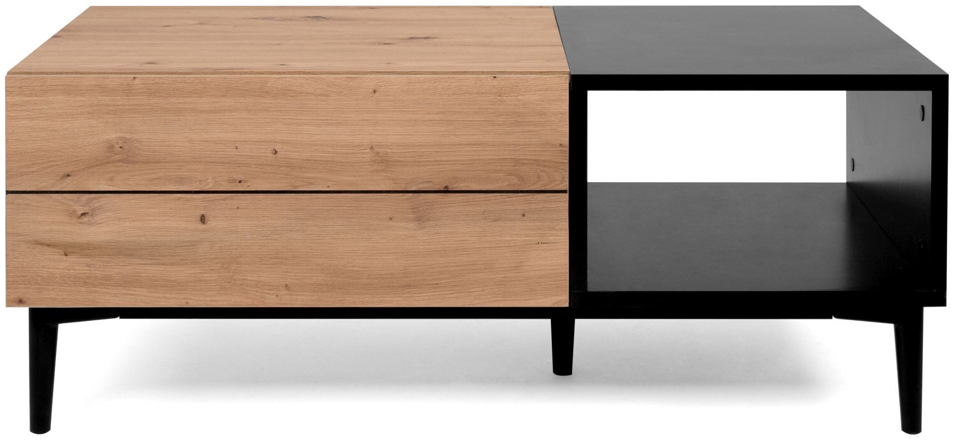 Finori Couchtisch, Artisan Oak / Schwarz B x H x T ca. 100 x 40 x 55 cm