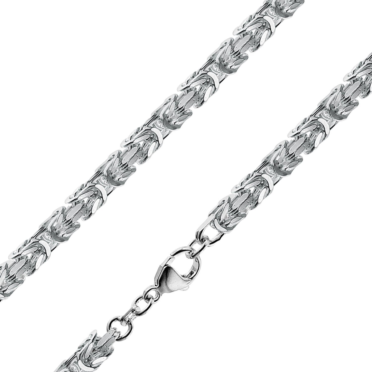 trendor Königskette für Männer 925 Sterlingsilber Königskette 4,7 mm