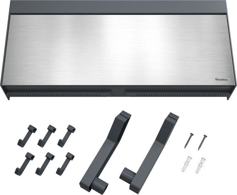 Metaltex Küchenrollenhalter Tango Inox, (1-St), Edelstahl/Kunststoff