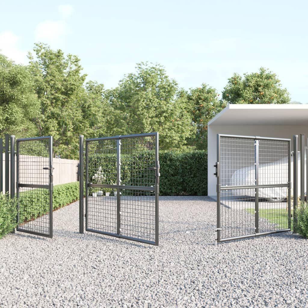 vidaXL Gartentor Mesh-Gartentor Anthrazit 400x175 cm günstig online kaufen