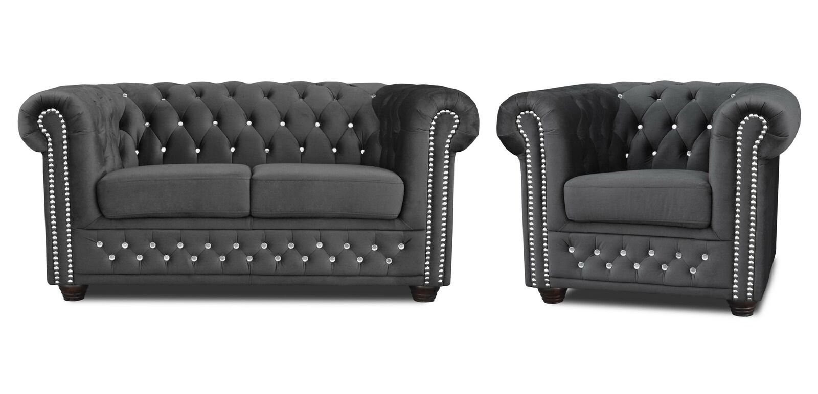 in Garnitur, 2+1 Sofagarnitur Made Polster Couch Sitz Sofa Sitzer Sofa JVmoebel Europe