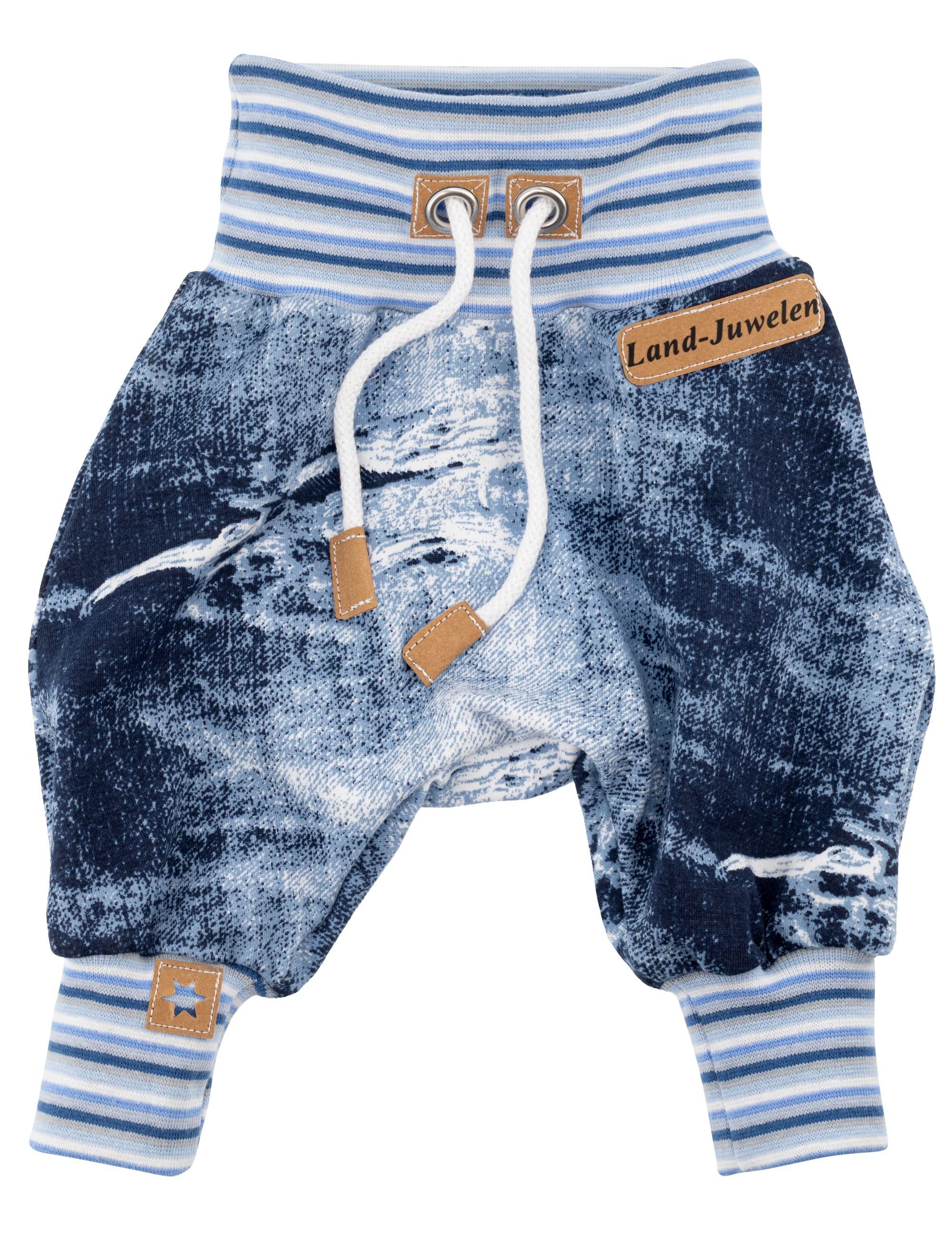 Land-Juwelen Stoffhose Hose Streifen, Jeans (Hose, 1-tlg)
