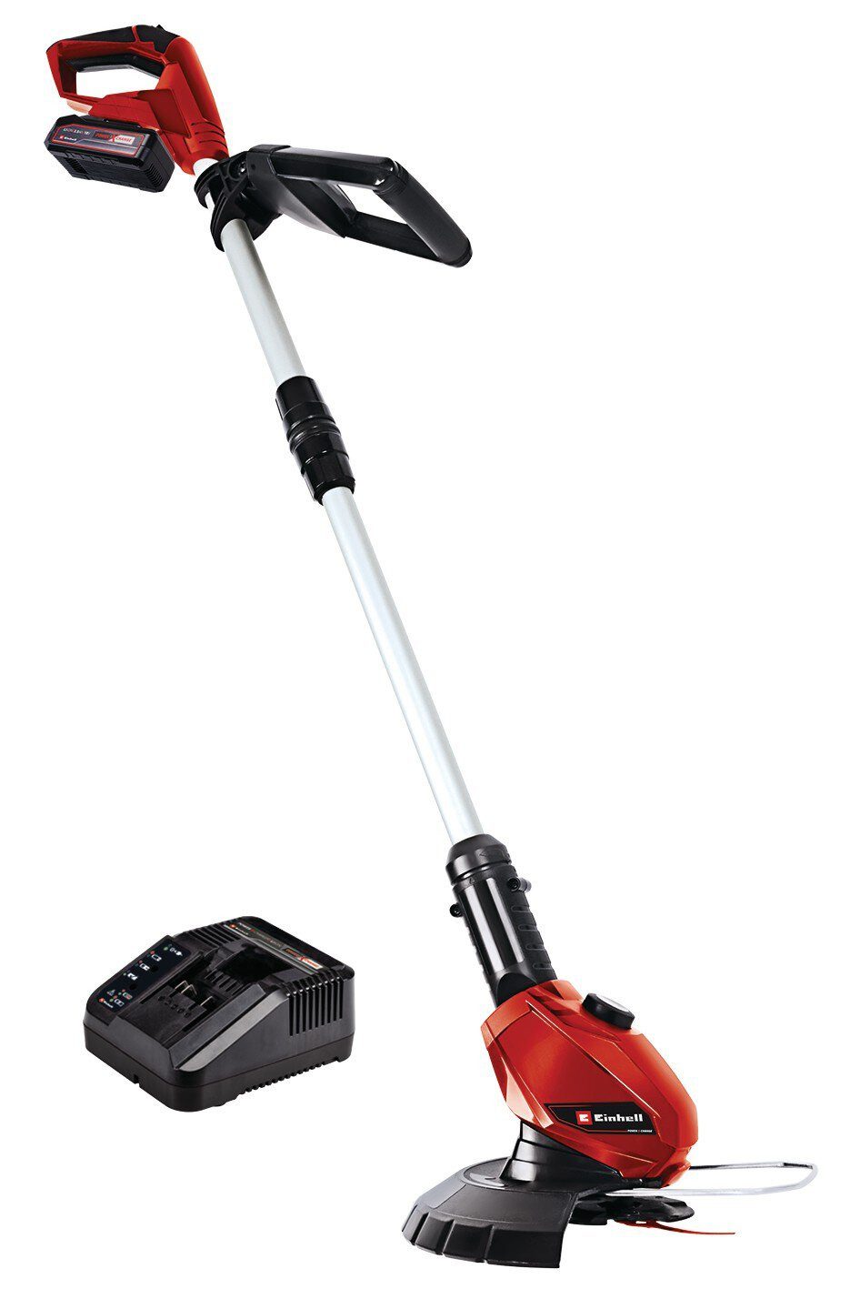 Einhell Akku-Rasentrimmer »GE-CT 18 Li (1x 2,5 Ah)«, 24 cm Arbeitsbreite Messer, Inkl. Akku, Ladegerät und 20 Ersatzmesser – Bild 3 von 5