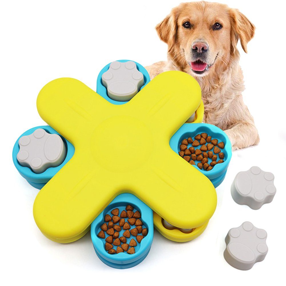 Katde Tier-Beschäftigungsspielzeug Hunde Intelligenz Hundespielzeug,Futterspielzeug  &Spielzeug kauen