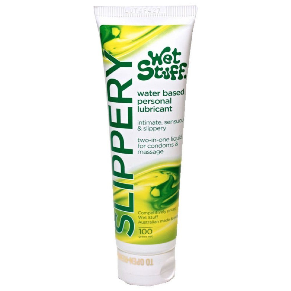 Wet Stuff Gleitgel Slippery 2in1 - sinnlich & lang anhaltend, Tube mit 100ml, sinnliches und lang anhaltendes Gleit- und Massagegel