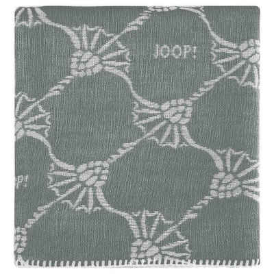 Joop! Modeschal Damen Schal - Webschal, Cornflower, Logo
