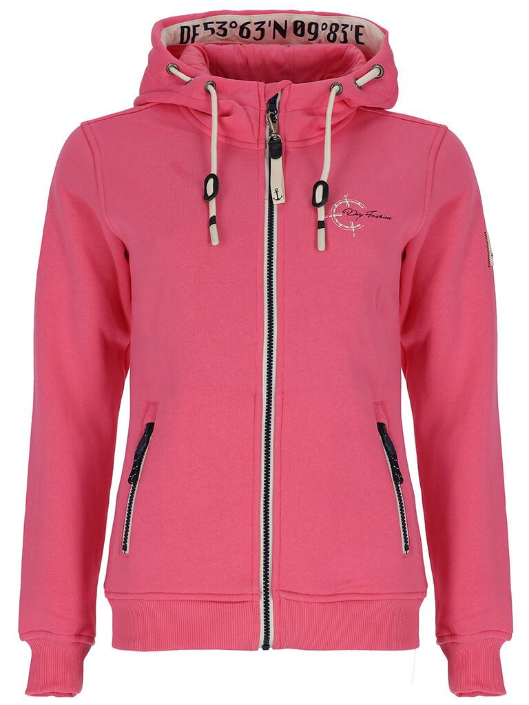 Dry Fashion Kapuzensweatjacke Damen Sweatjacke Juist günstig online kaufen