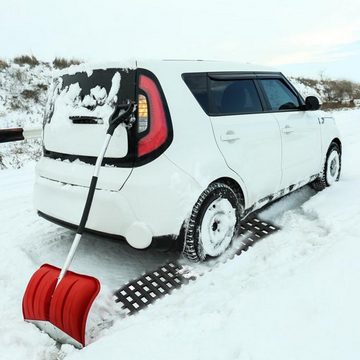 Randaco Schneeketten Anfahrhilfe board Schnee Auto mit Tragetasche Mats Rad Antirutschmatte