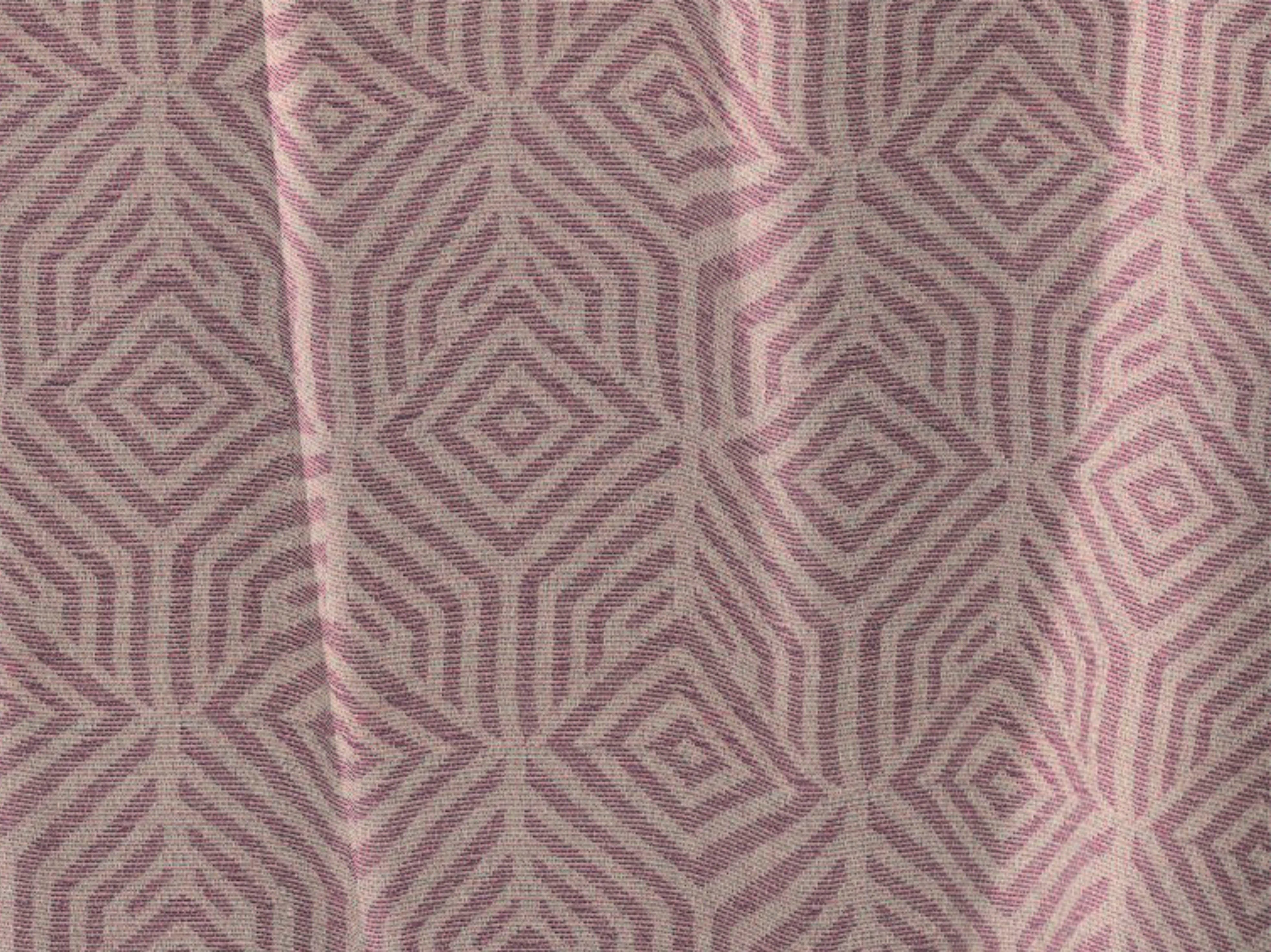 Adam, blickdicht, Jacquard, St), Diamond, Easy (1 aubergine Vorhang nachhaltig Kräuselband