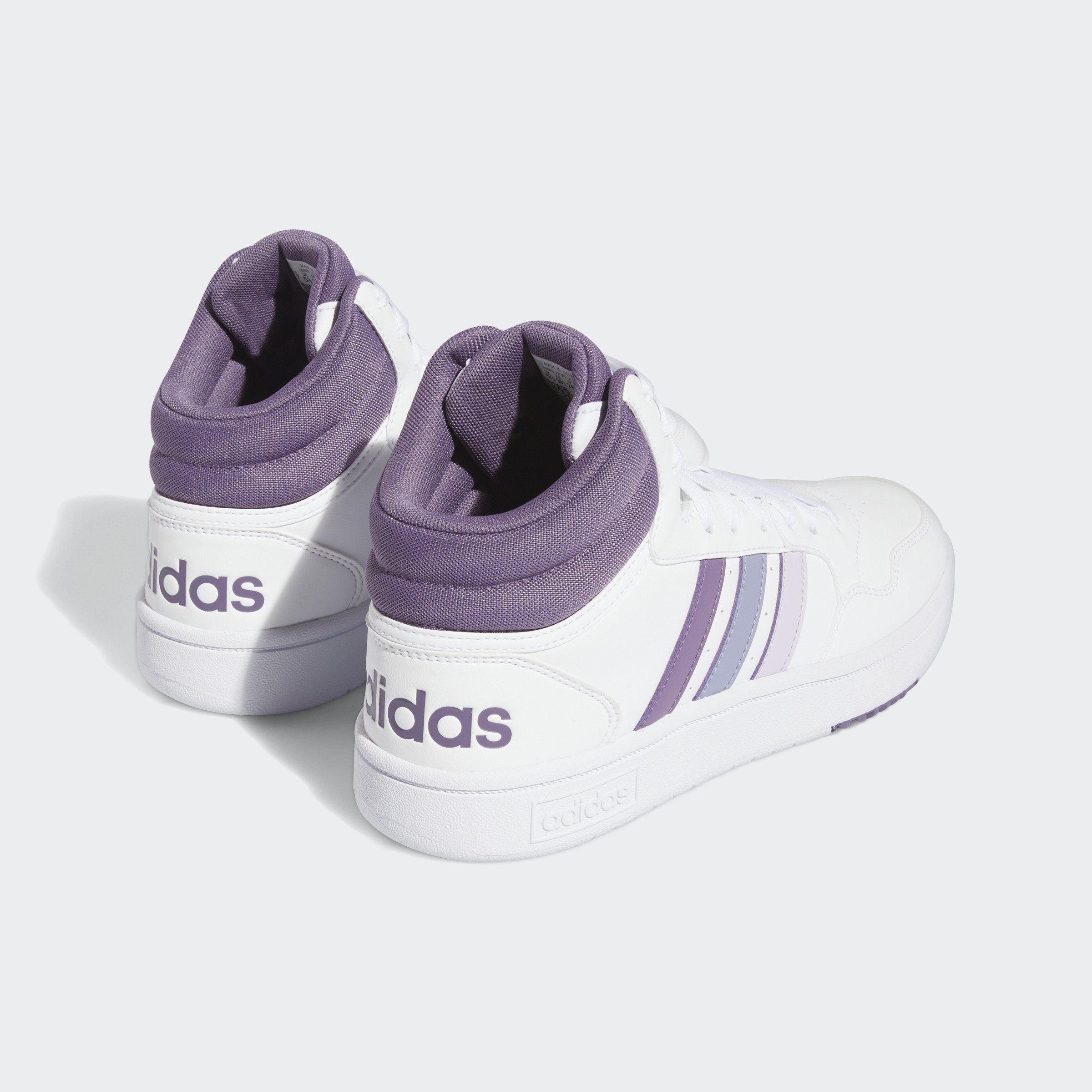 Sportswear / Violet Cloud 3.0 Silver adidas MID HOOPS / White Silver Dawn Sneaker