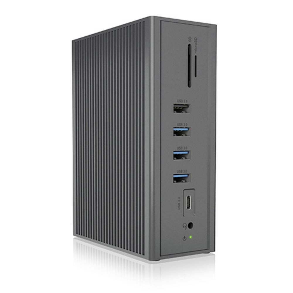 ICY BOX Laptop-Dockingstation USB Type-C® & Type-A DockingStation mit dreifachem 60855