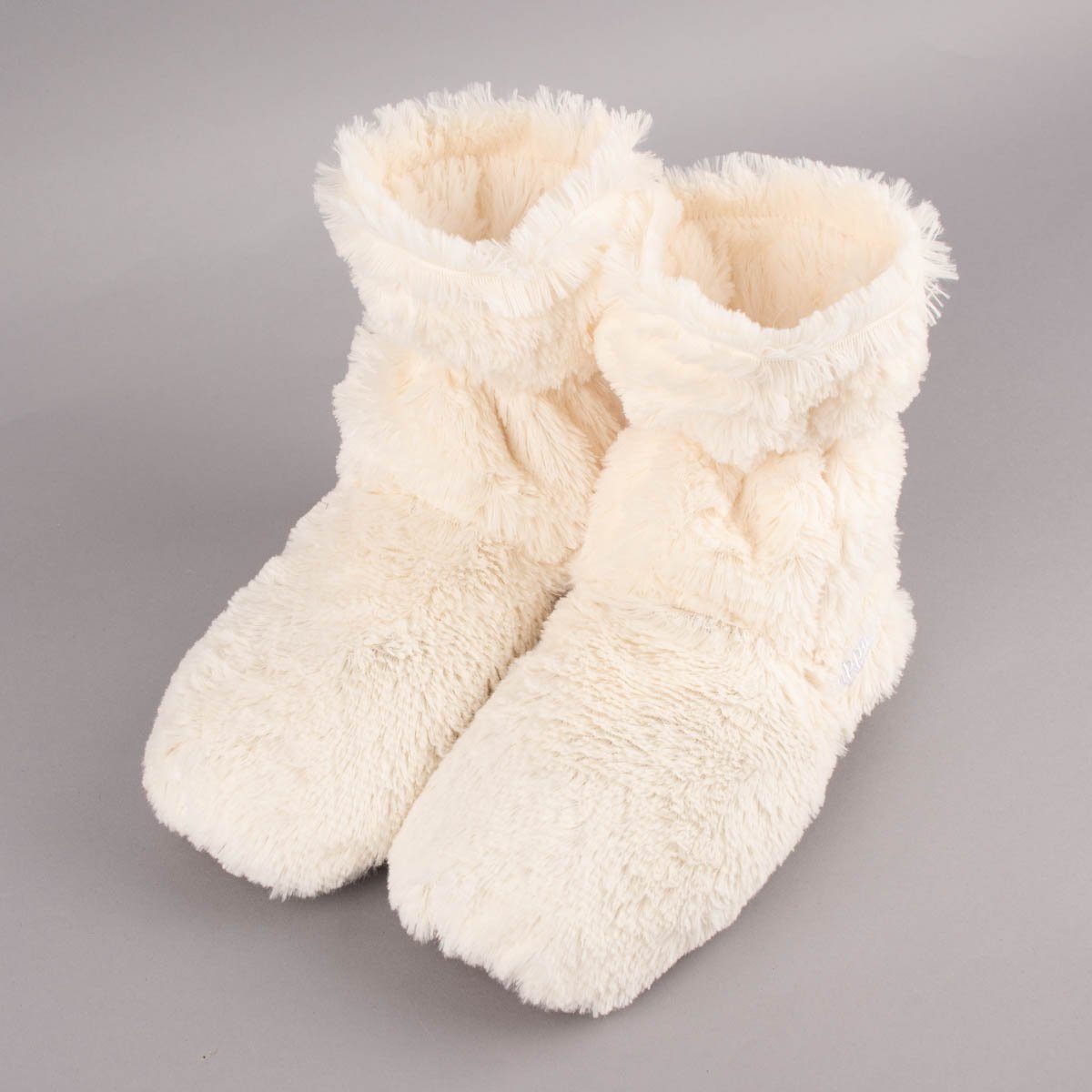 Dekokissen Warmies Mikrowellen Wärmeschuhe Hausschuhe Boots Deluxe creme br günstig online kaufen