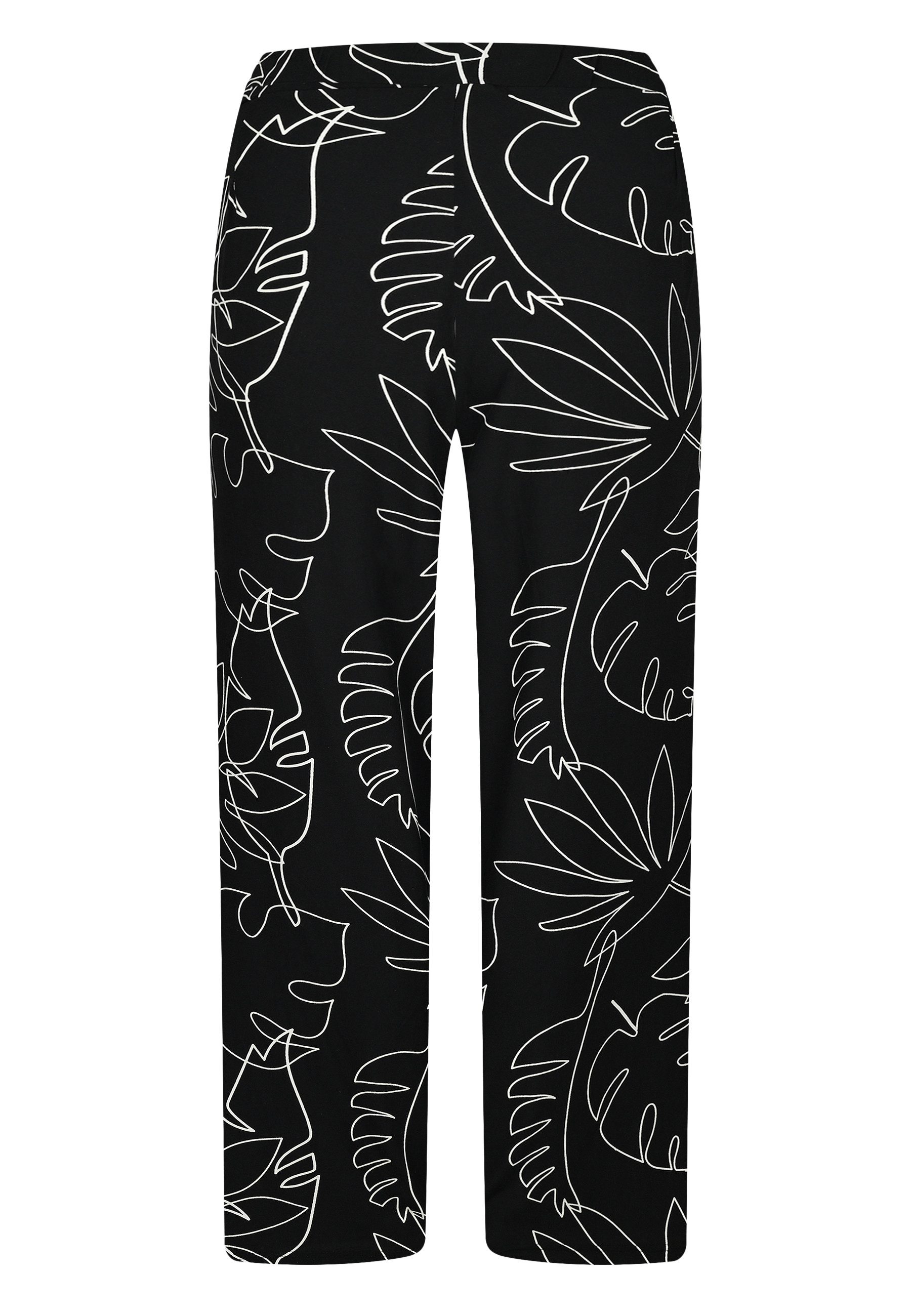 elanza Culotte Palazzo Bicolor - 21/black-white günstig online kaufen