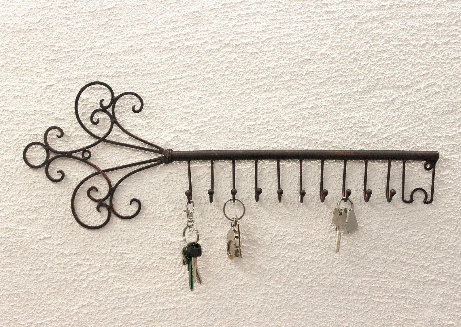 DanDiBo Schlüsselbrett Hakenleiste 101852 Schlüsselleiste 56 cm Wandhaken S günstig online kaufen
