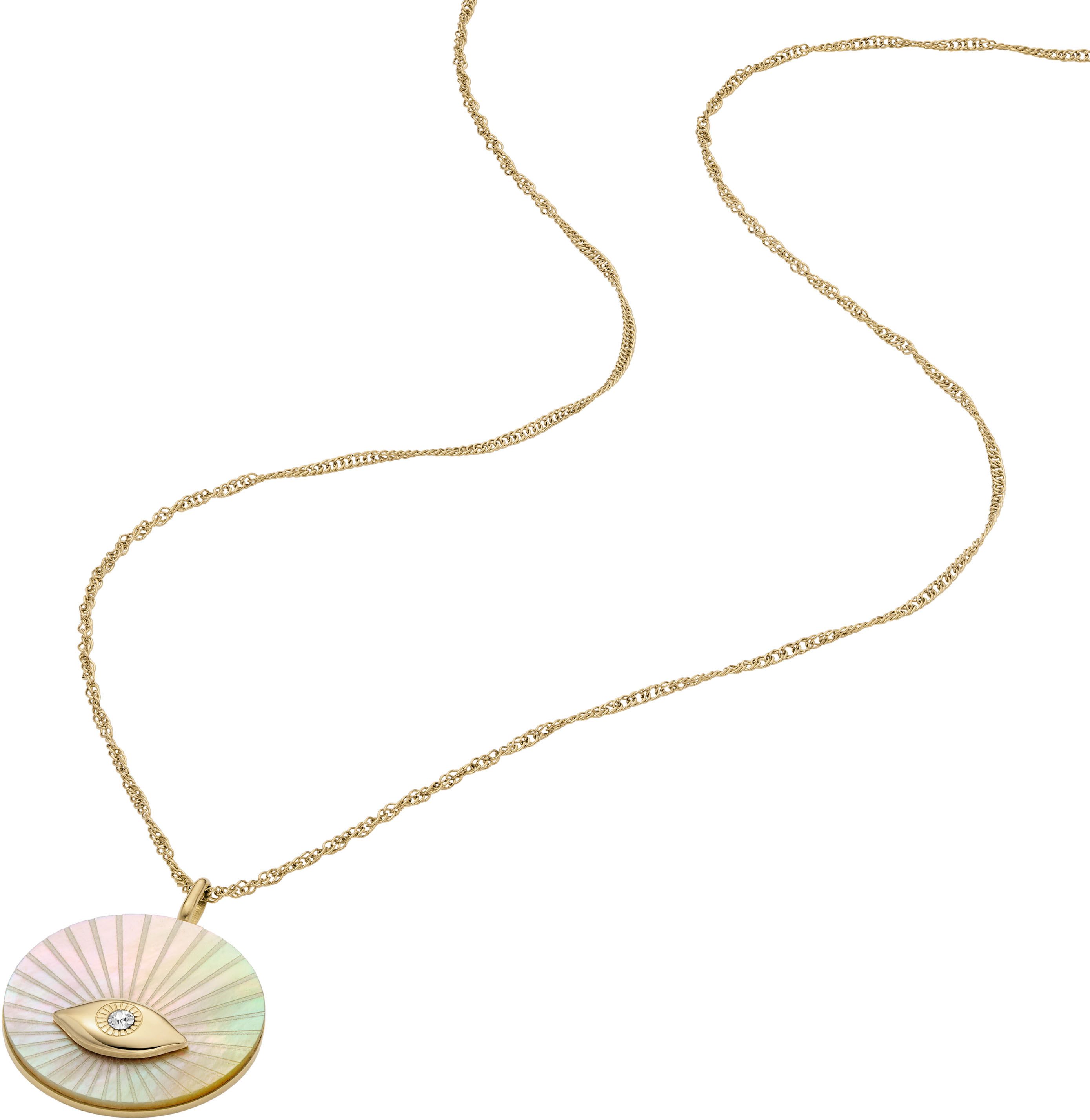 Fossil Kette mit Anhänger Schmuck Edels...