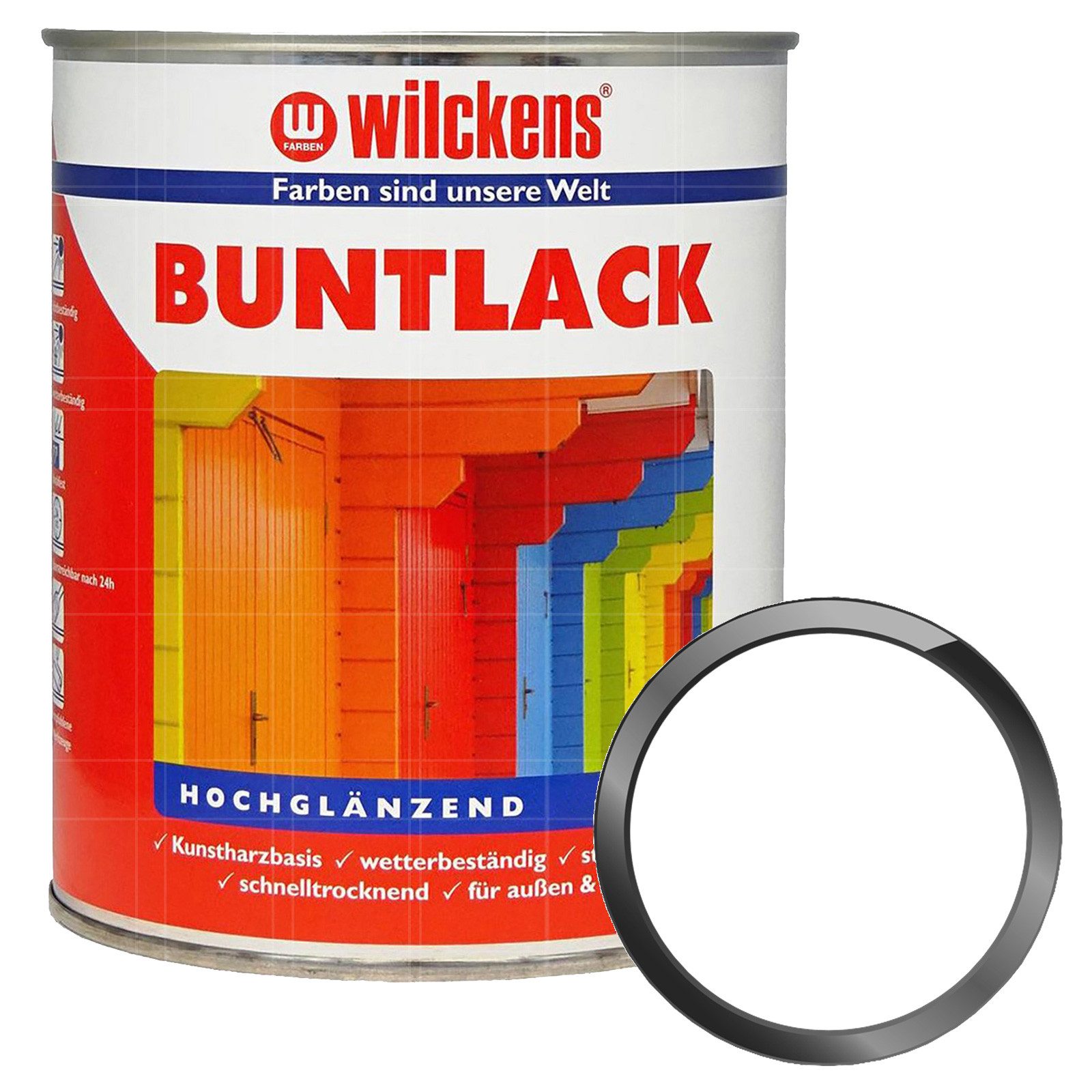 Wilckens Farben Lack Buntlack hochglänzend - 2.5 Liter