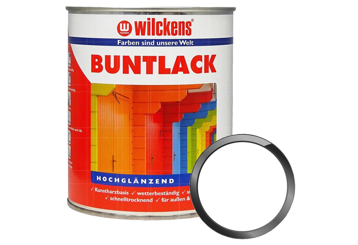 Wilckens Farben Lack Buntlack hochglänzend - 0.75 Liter