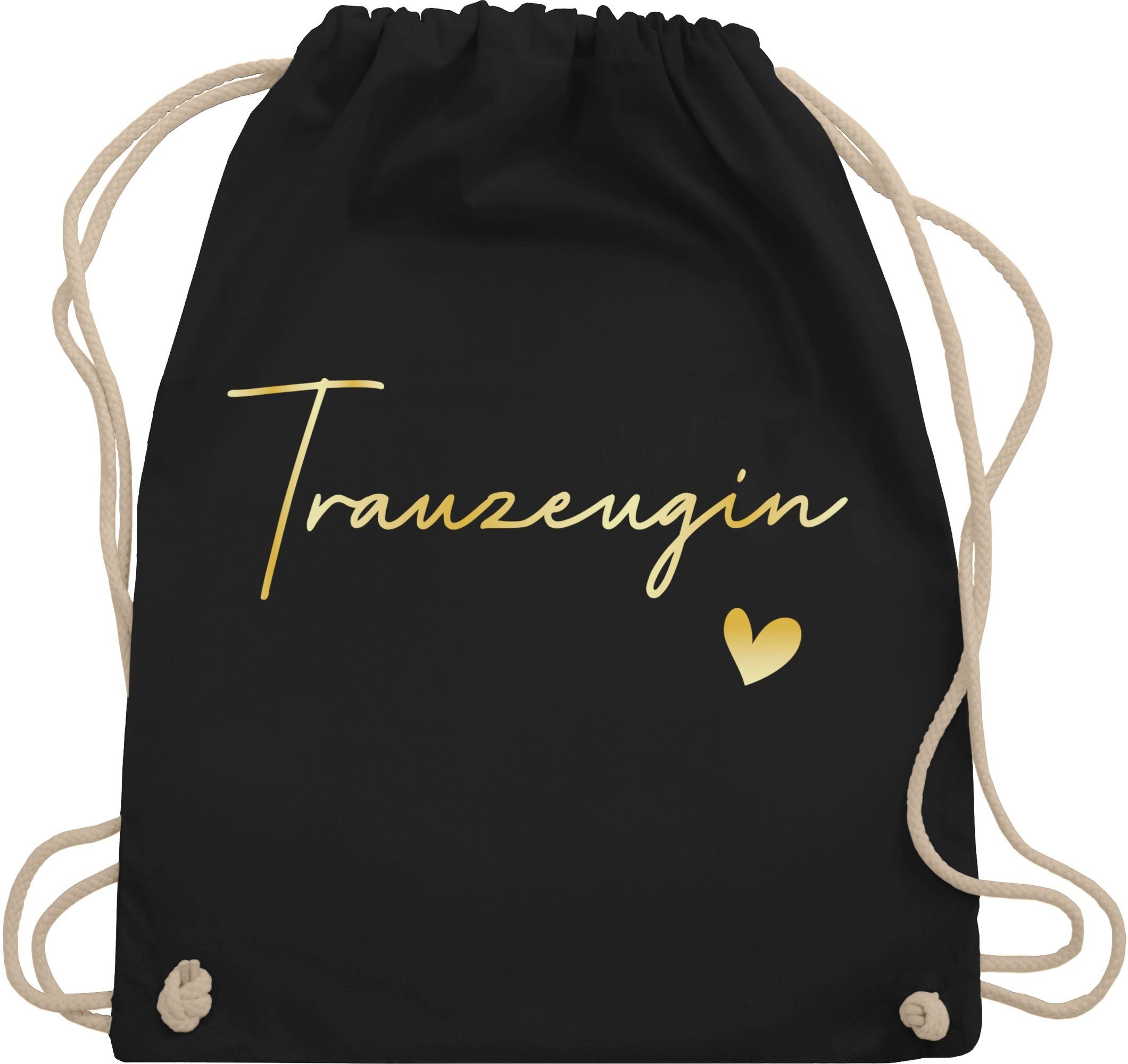 Schwarz Frauen of JGA Turnbeutel Shirtracer Honor, Maid Trauzeugin 01 Junggesellenabschied