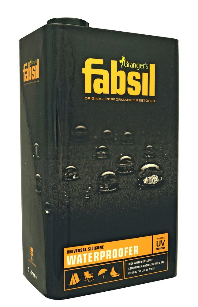 Grangers Fabsil Universal Imprägnierung - 5000 ml auf Silikonbasis Imprägnierspray (integrierter UV-Schutz gegen Ausbleichen und Materialverschleiß), ideal für Zelte, Pavillons, Bootabdeckungen, Gartenmöbel