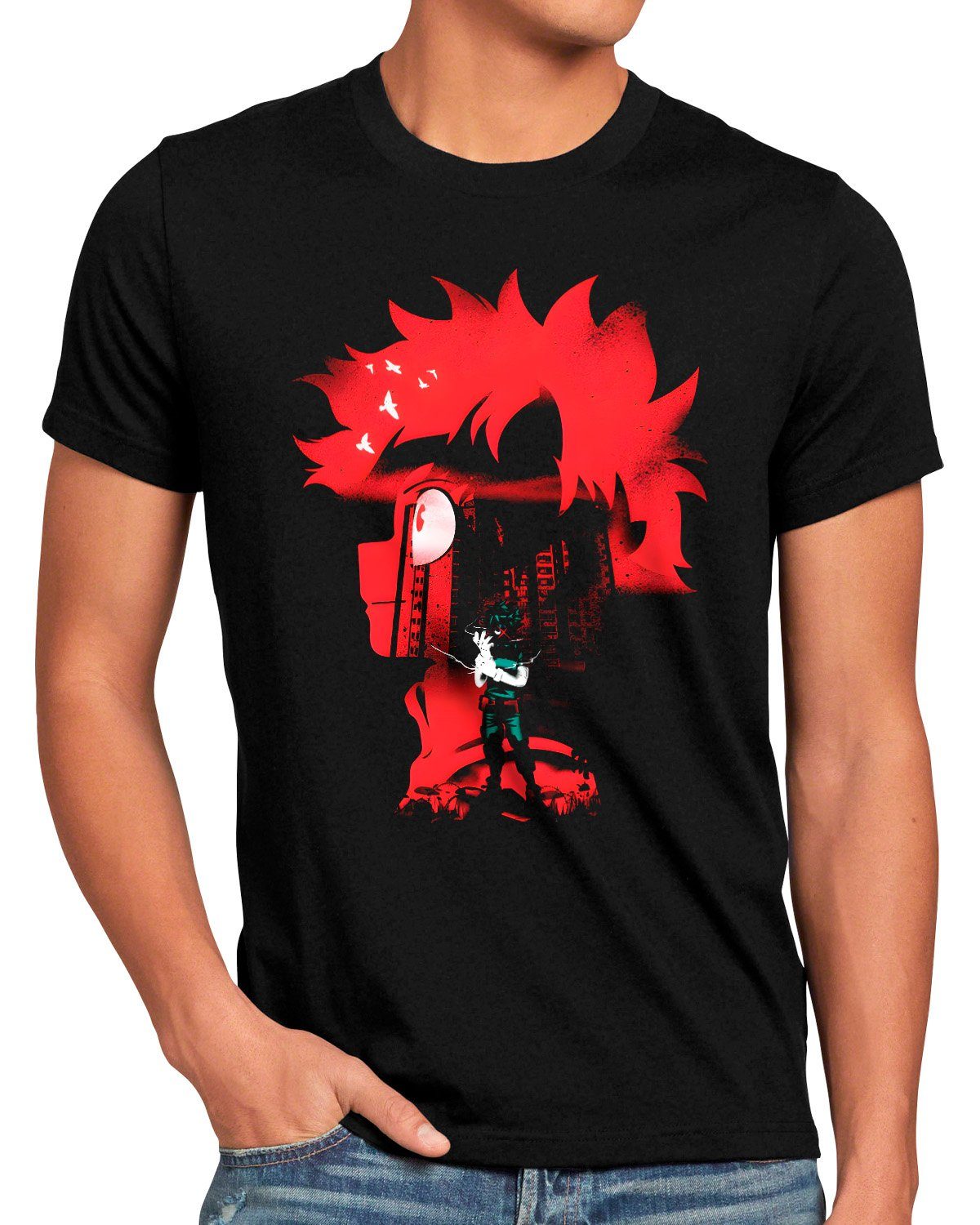 style3 T-Shirt True Hero anime manga my hero academia cosplay