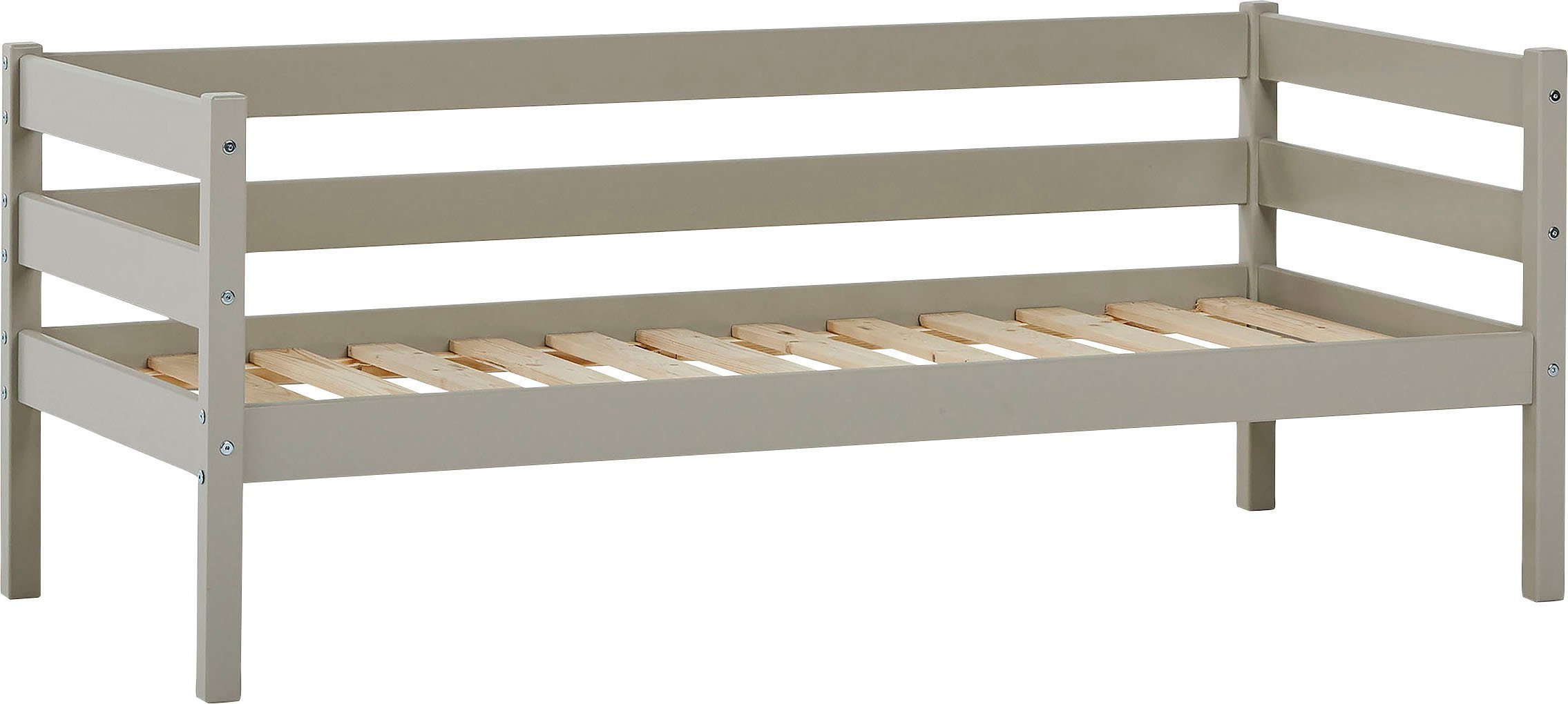 Einzelbett ECO Comfort Kinderbett, Kiefer Massivholz, Jugendbett inkl. Rollrost
