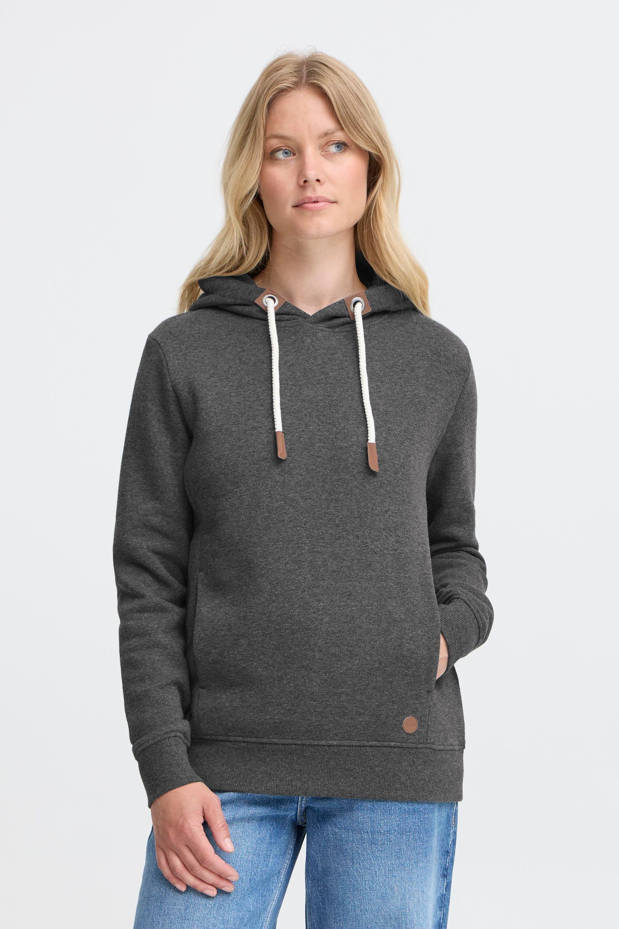 OXMO Hoodie OXMILLE HOODIE Gemütlicher Hoodie mit Eingrifftaschen