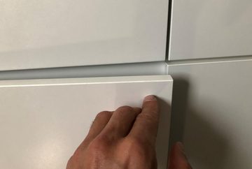 NELI Möbelbeschlag Drucktüröffner für Schranktüren und Schubladen - Push to open - passend auch für die Küchenmöbel-Serie „METOD“ (IKEA) (2 St)
