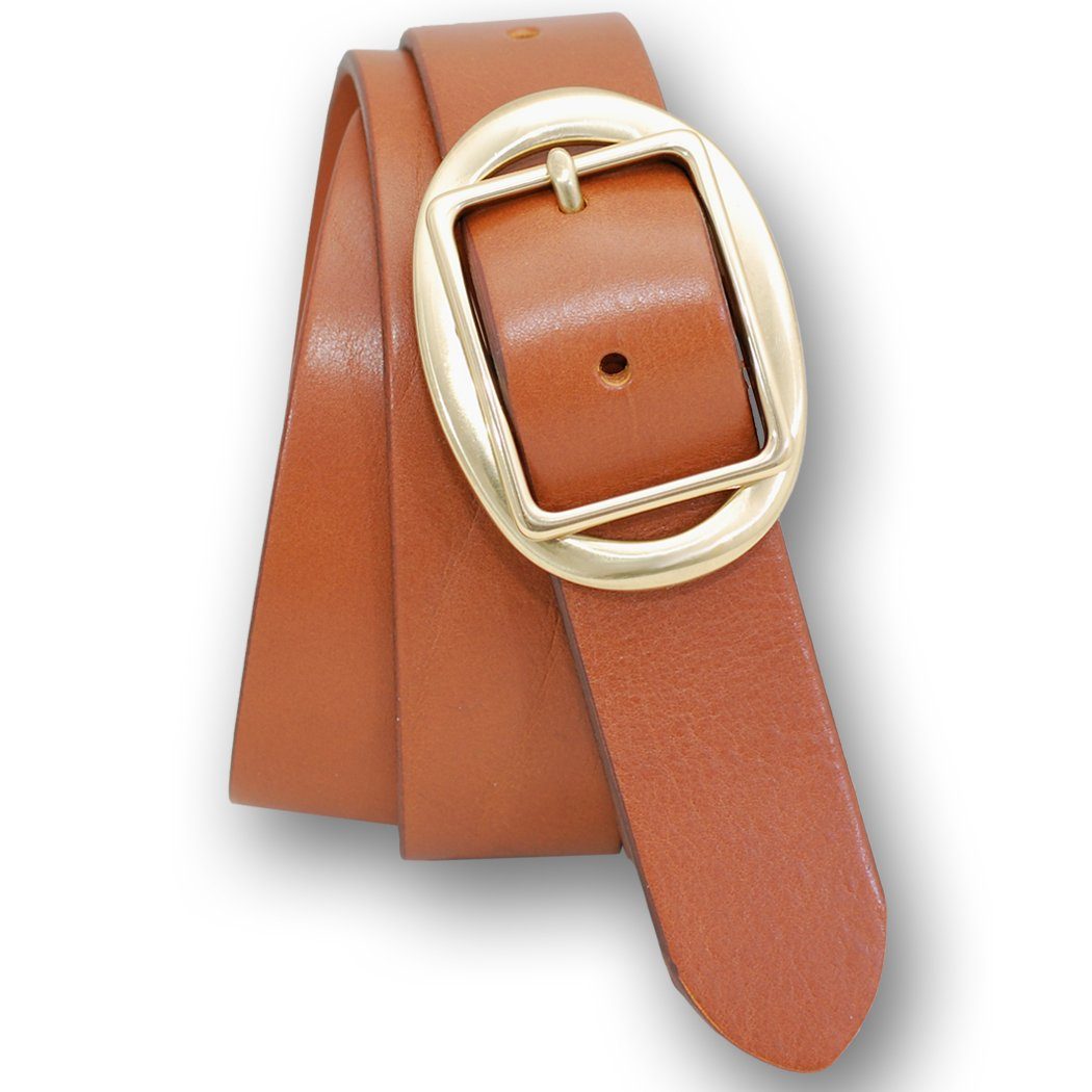 VITTOZZI Ledergürtel 873-BU-35