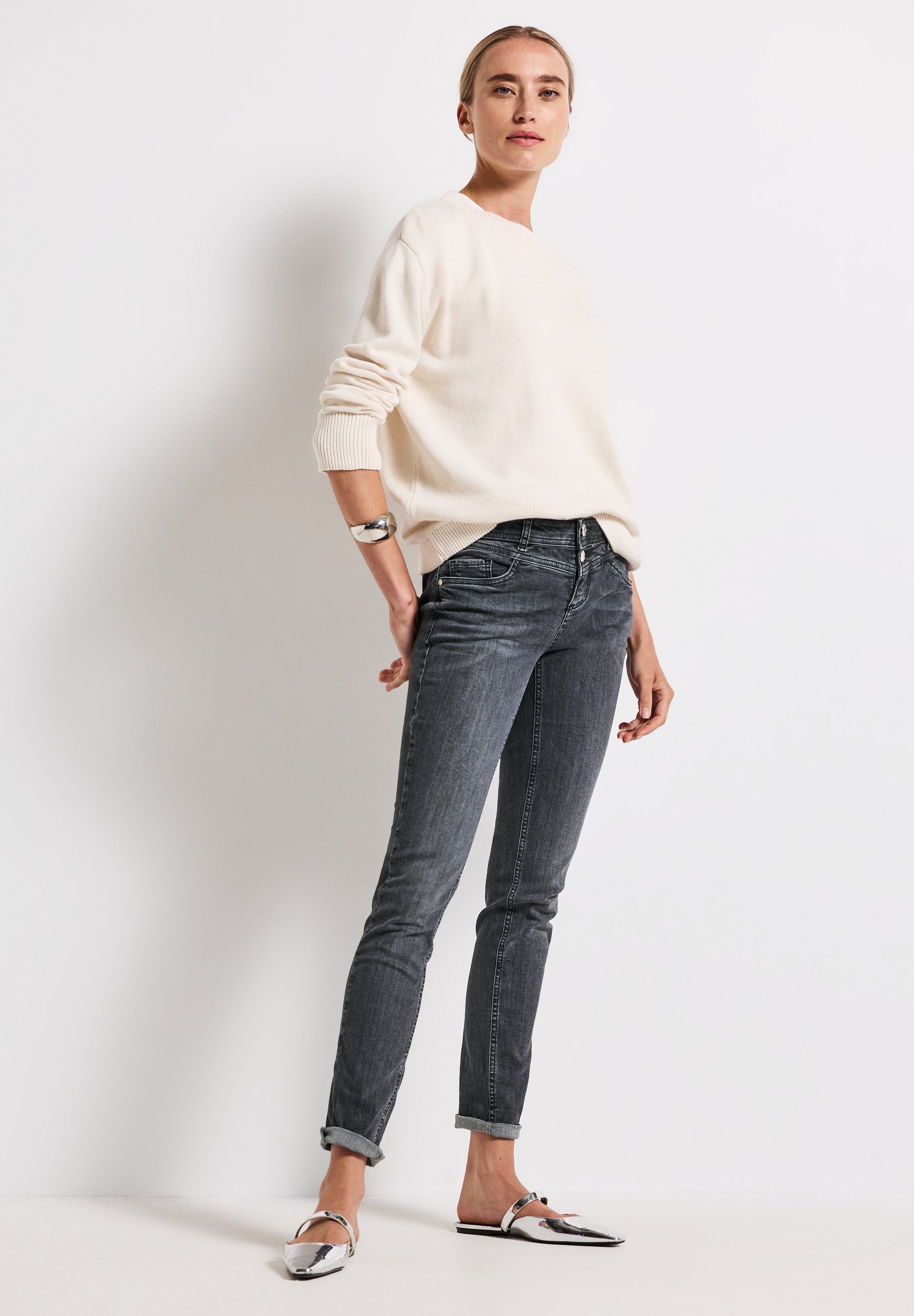 STREET ONE Regular-fit-Jeans Style Jane im Five-Pocket Style – Bild 2 von 5