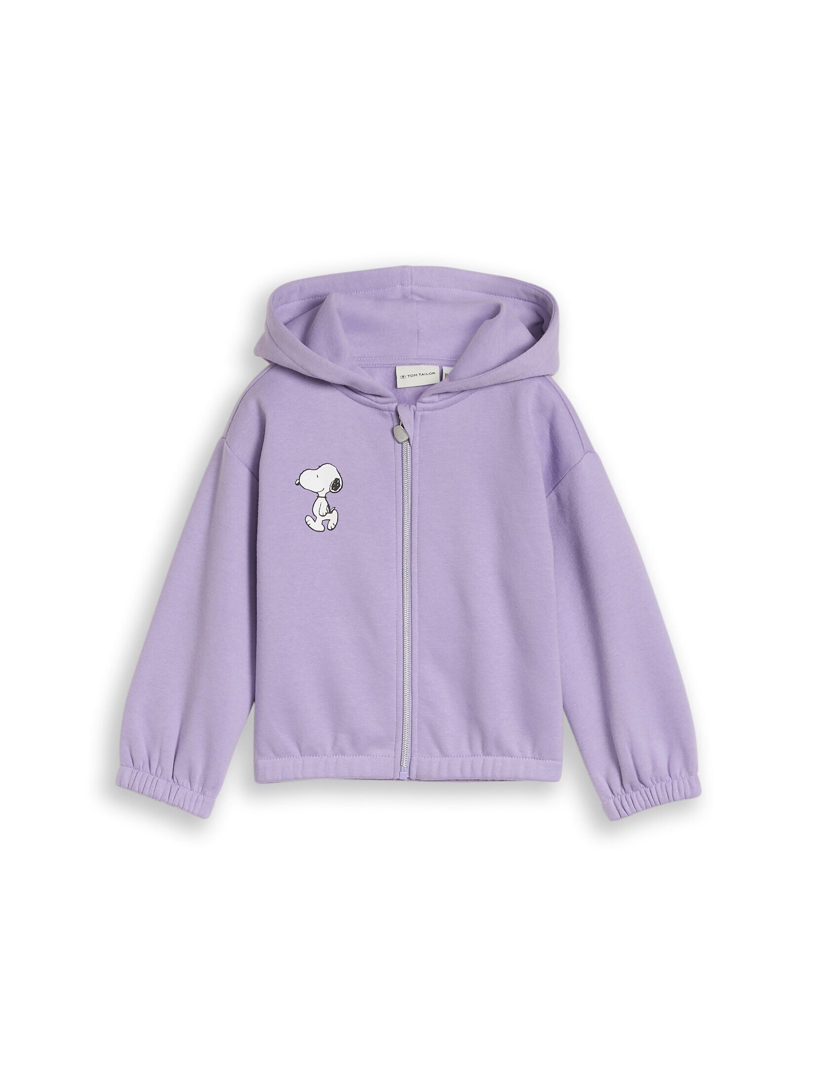 TOM TAILOR Sweatjacke Strick & Sweatshirts Cropped Hoodie Sweatjacke mit Snoopy-Print