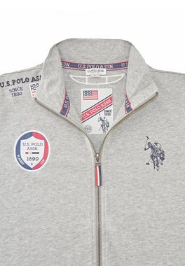 U.S. Polo Assn Sweatjacke Jacke Sweatjacket Full Zip (1-tlg)