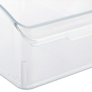 relaxdays Aufbewahrungsbox 4 x Küchen Organizer transparent