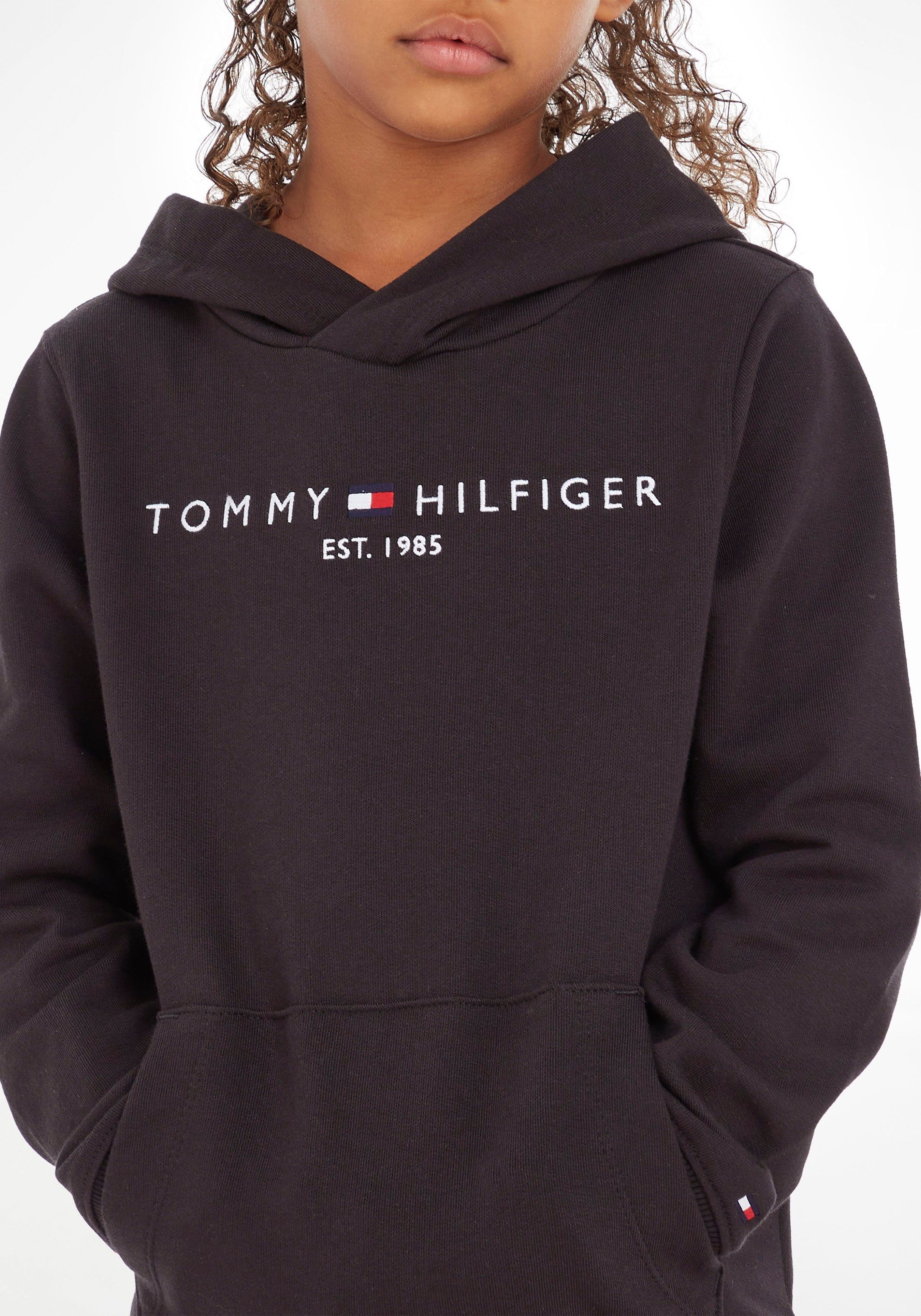 Tommy Hilfiger Jungen und ESSENTIAL HOODIE Kapuzensweatshirt Mädchen für