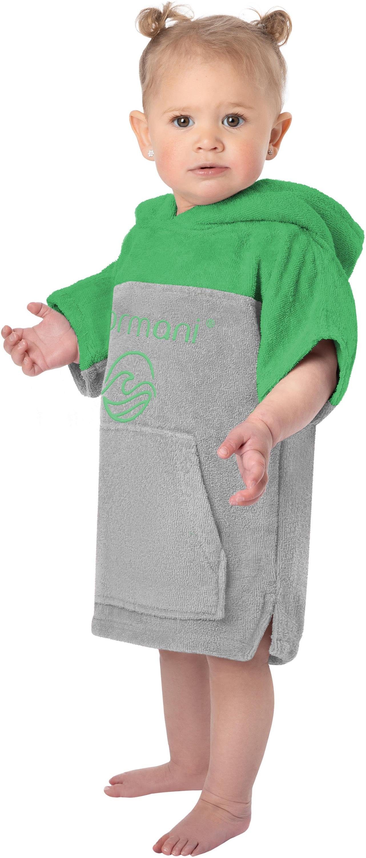 Badeponcho Kinder Badeponcho 0-2 Jahre Puwai