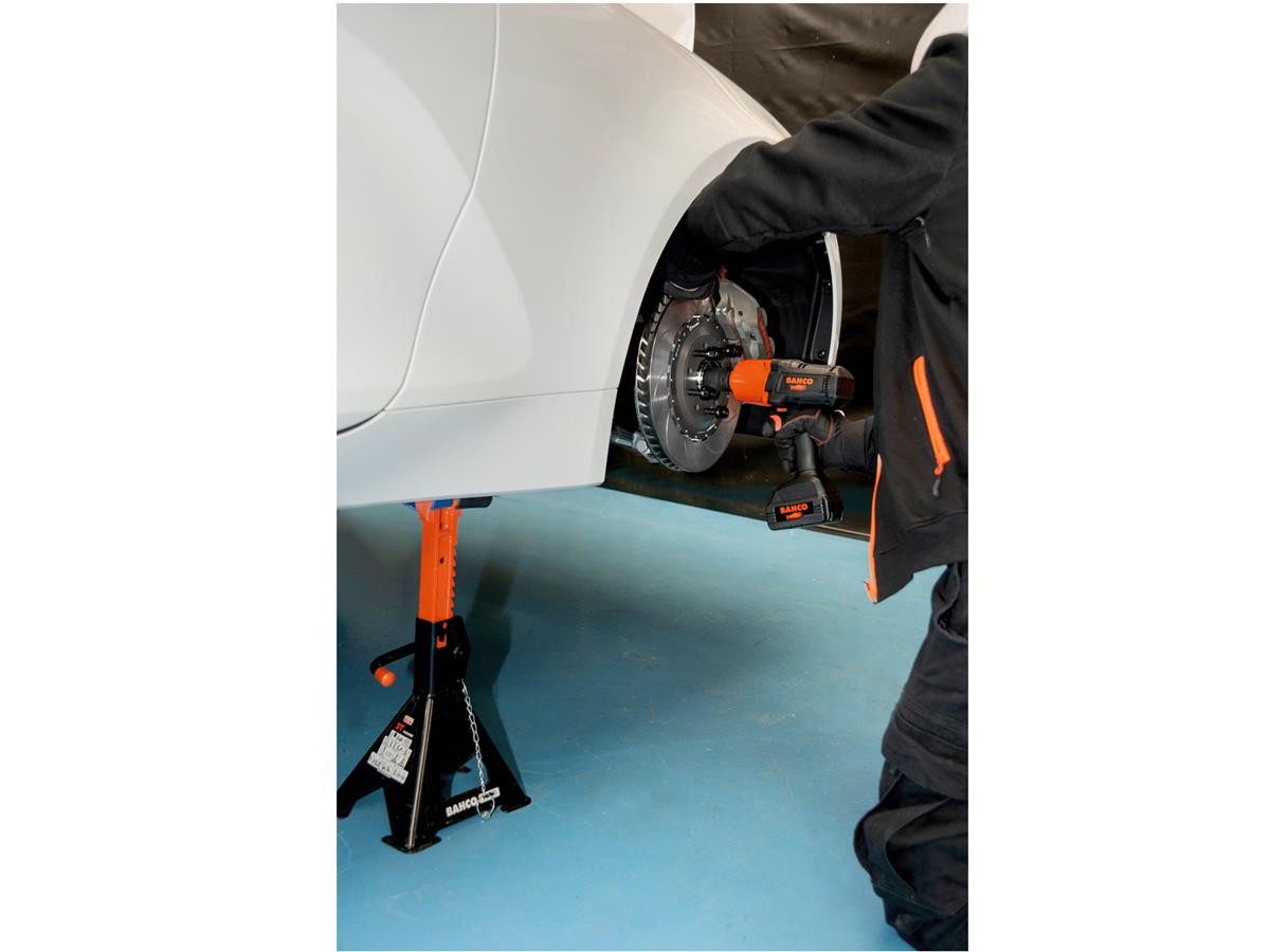 BAHCO Unterstellbock 6 T, BH36000 1 Paar, 6000 kg max. Belastbarkeit, (2-St), Extragroße Standfläche für verbesserte Stabilität, 6t Tragfähigkeit