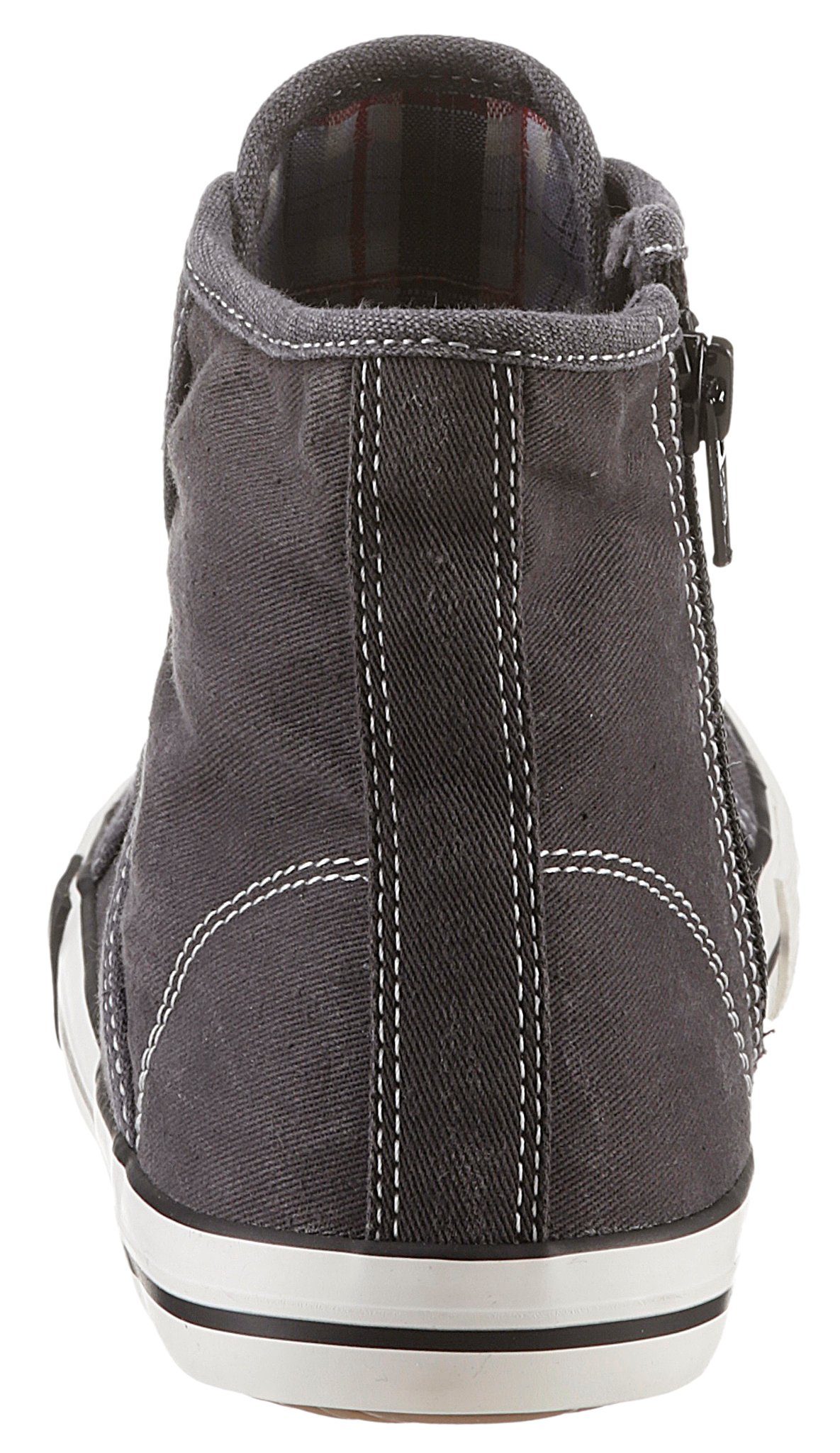 Mustang Shoes Sneaker, High Top-Sneaker, Schnürschuh mit Label in der Laufsohle