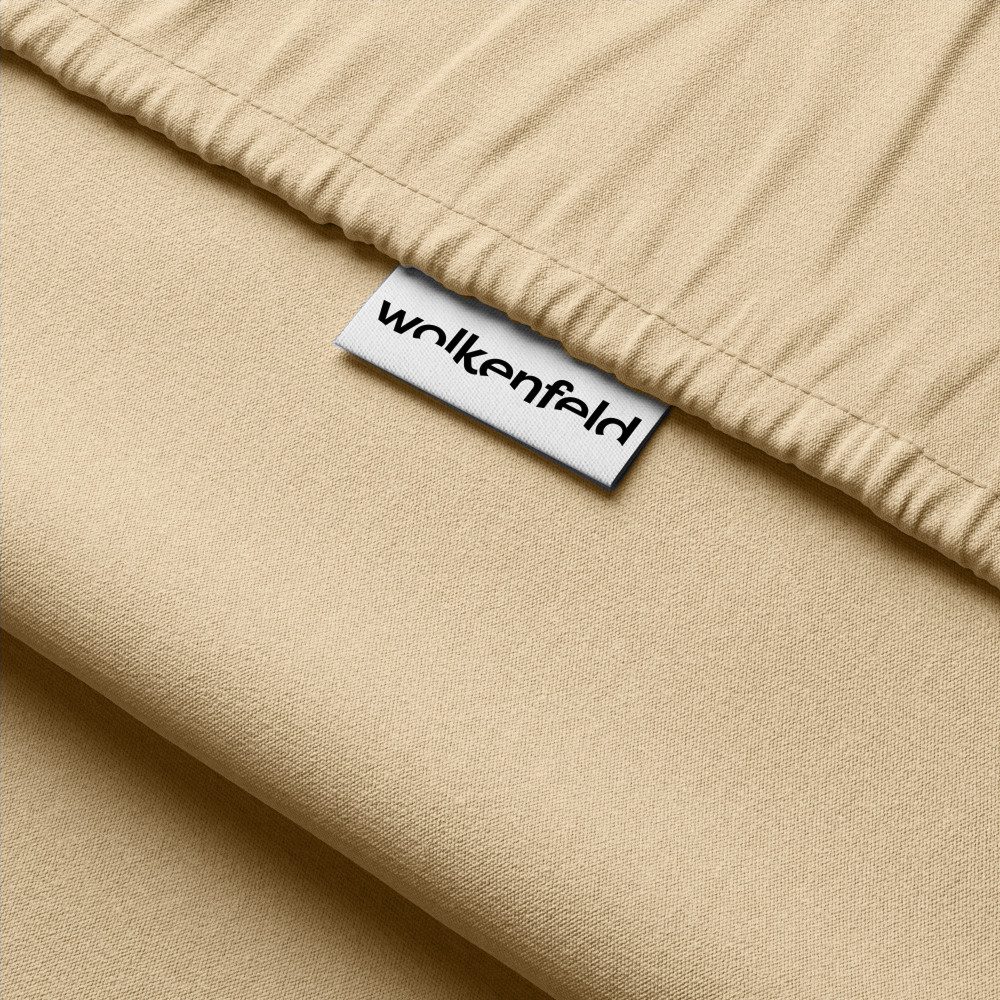 Wolkenfeld Spannbettlaken Boxspringbett Bettlaken - Spannbetttuch für Matratzen bis 40cm, Jersey, Gummizug: rundum, (1 Stück), Elastisch & Rutschfest: 90x200, 140x200, 160x200, 180x200 & Übergrößen