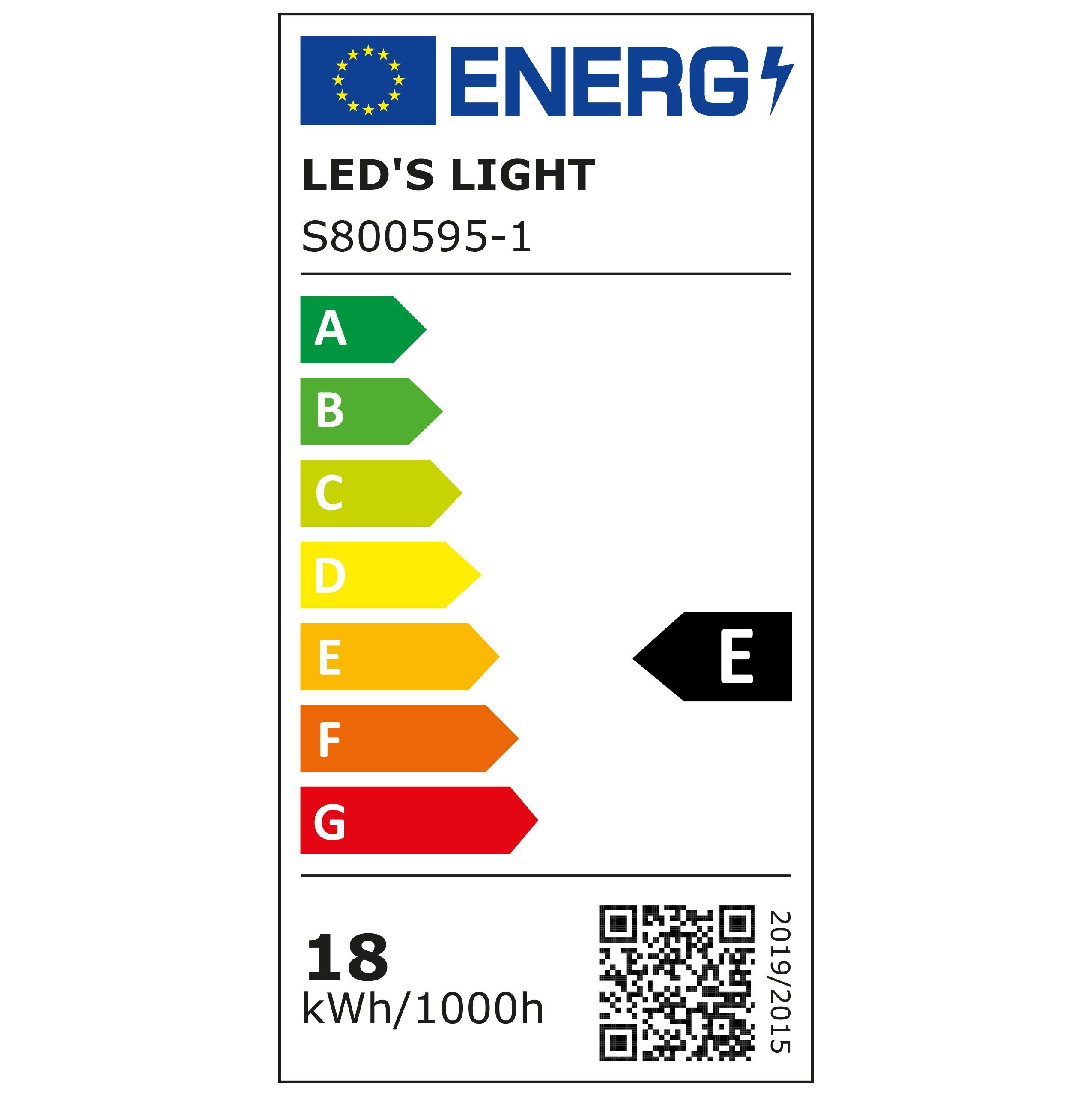 37cm Deckenleuchte light 18W Schutzbereich LED's LED, Deckenleuchte, LED 3 warmweiß 0800595 IP44 geeignet