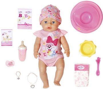 Baby Born Babypuppe Magic Girl, 43 cm (Set, 13-tlg), mit 10 lebensechten Funktionen