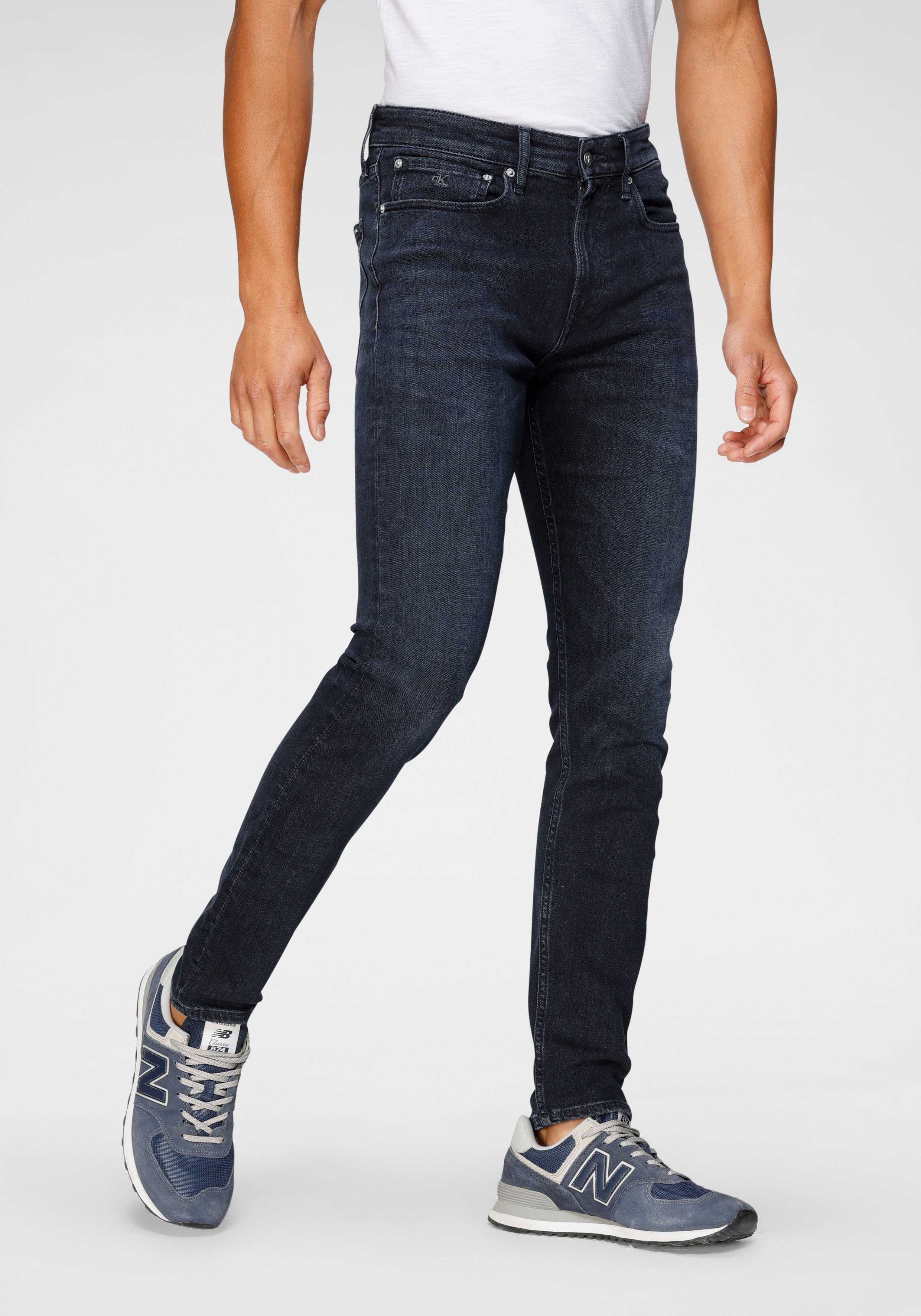Calvin Klein Jeans Skinny-fit-Jeans CKJ 016 SKINNY modische Waschung blue-black