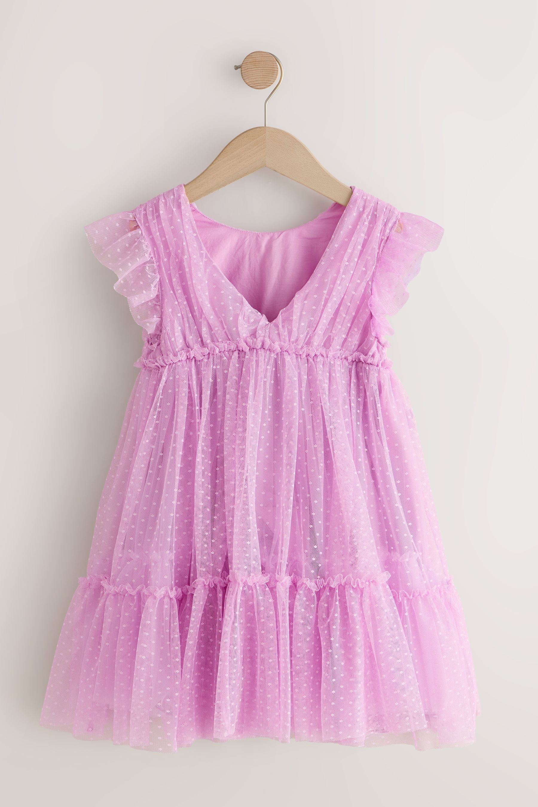 Next Partykleid Brautjungfernkleid mit Netzstoff (1-tlg)