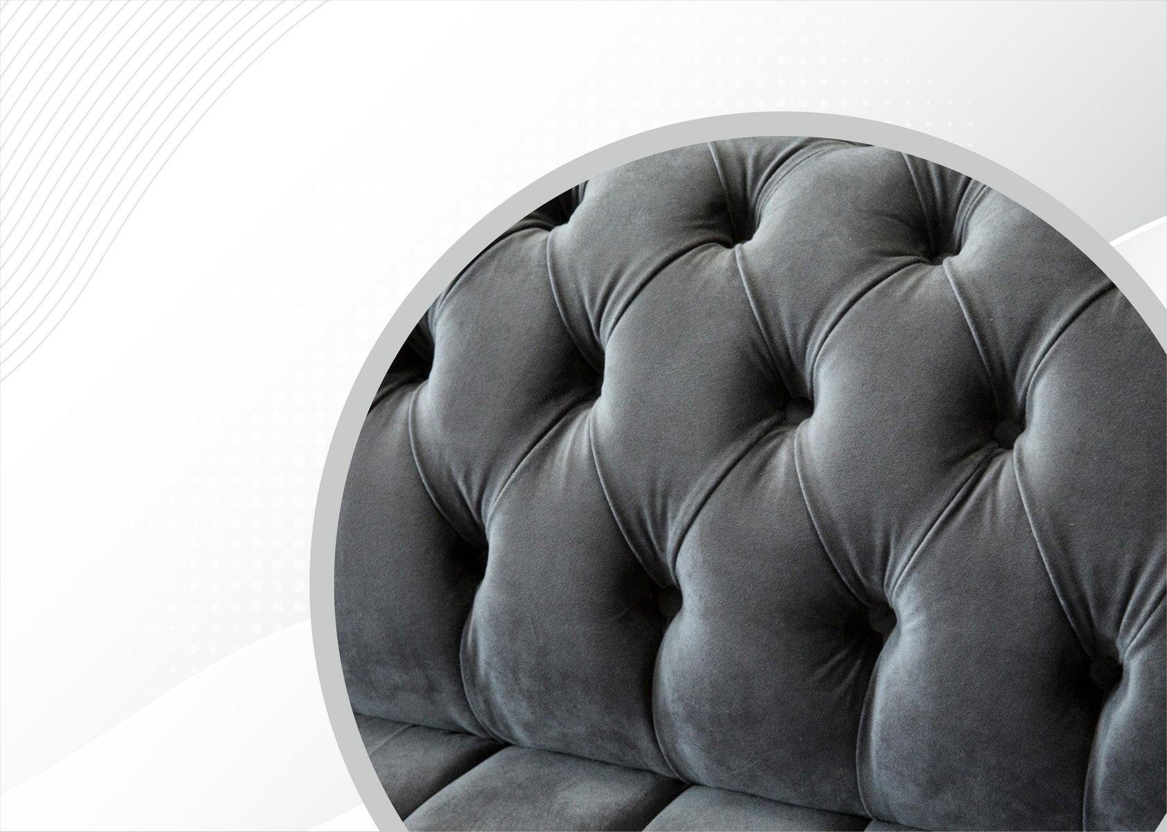 Design Chesterfield Sofa cm JVmoebel Sitzer Couch 3 Sofa Chesterfield-Sofa, 225