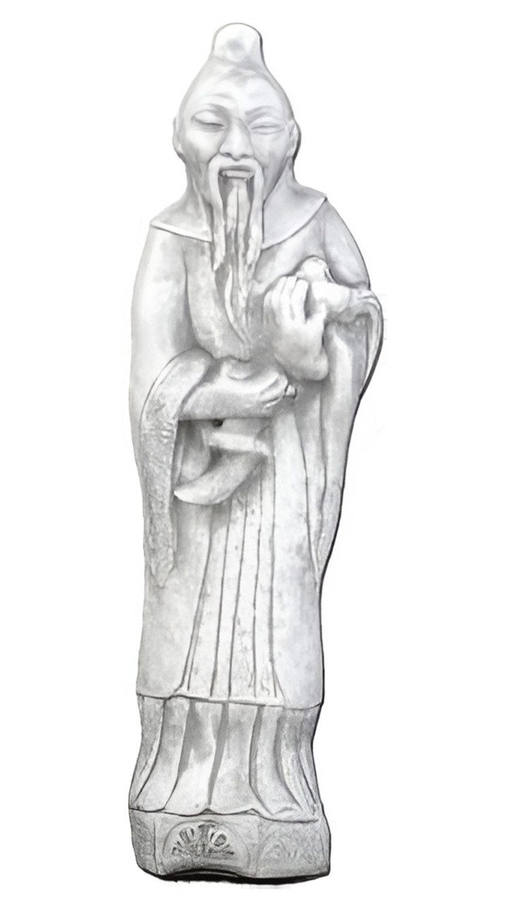 Xlmoebel Skulptur Konfuzius Figur aus wetterbeständigem Material für Garten-Dekoration (Artikel s101061), Hergestellt in Europa