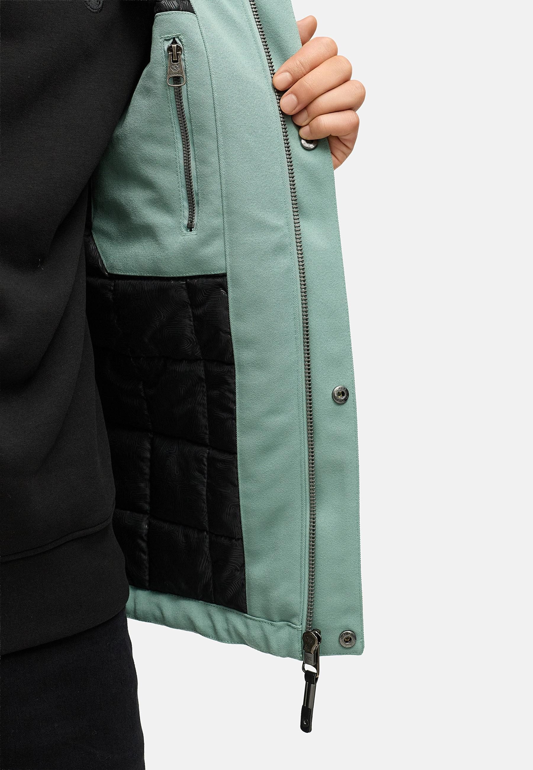 Ragwear Winterjacke Mr Them stylische Herren Outdoorjacke mit großer Kapuze